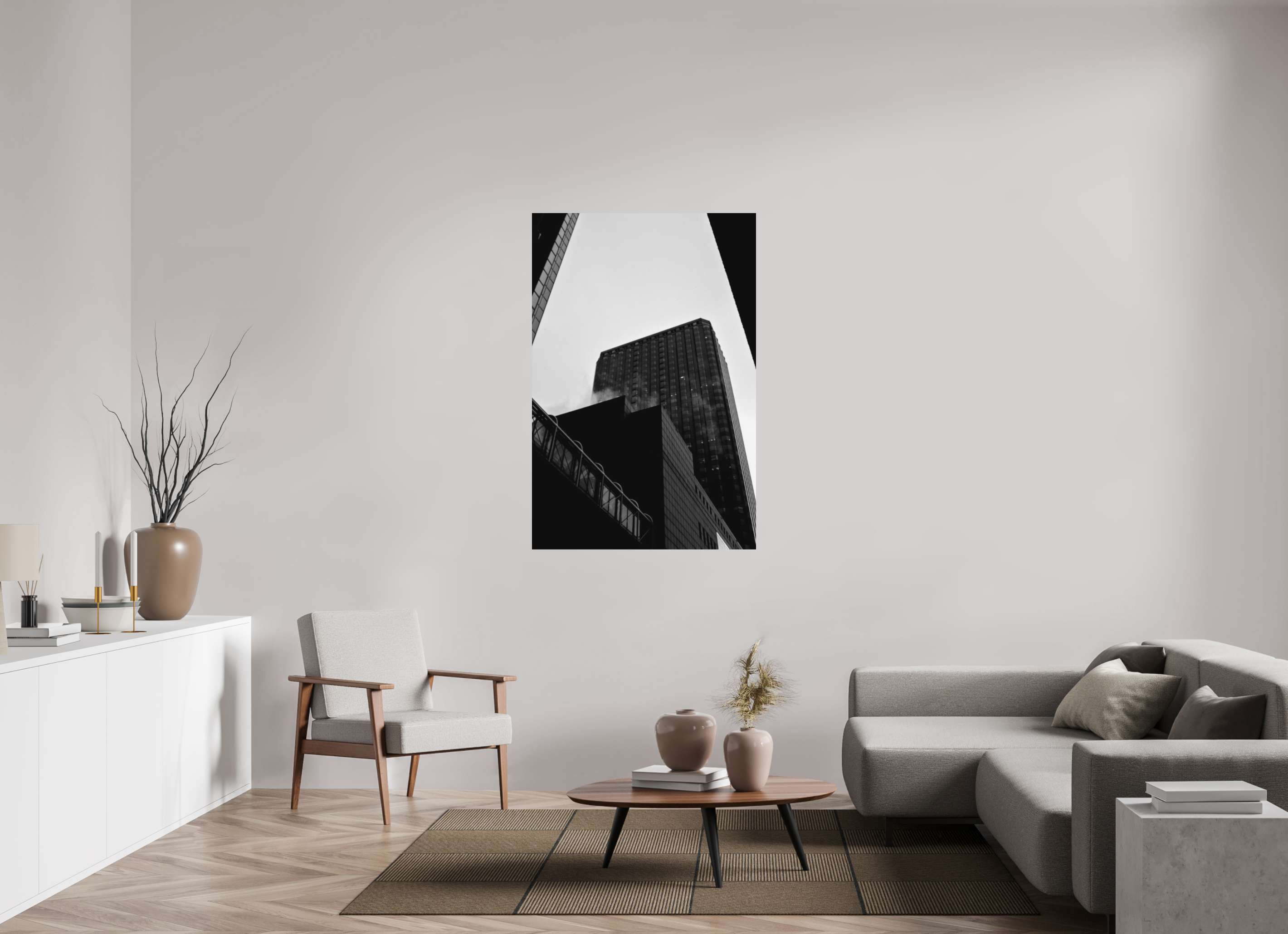 36 x 54″, Aluminum Dibond Financial District