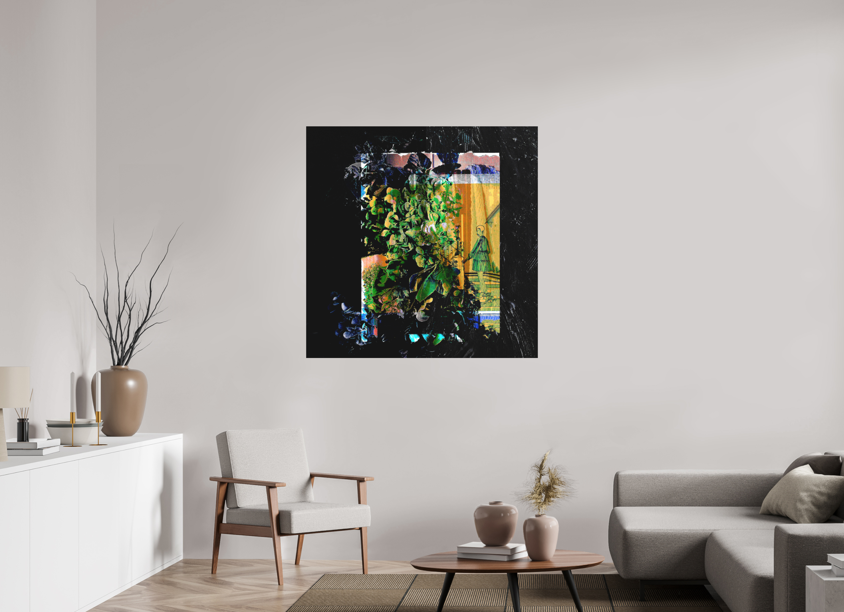 45 x 45″, Direct Print on Forex Imposter Syndrome