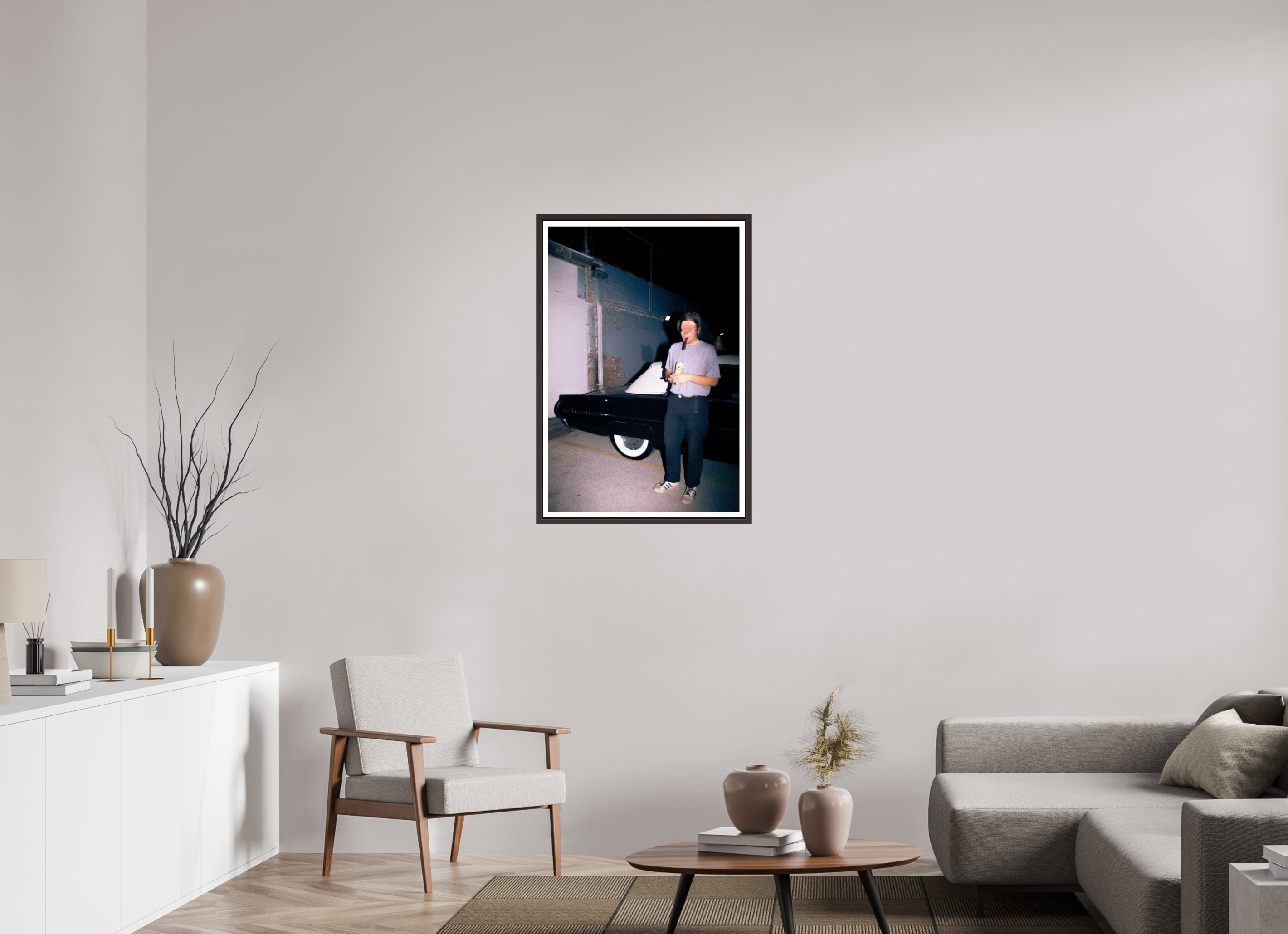 24 x 36″, Floater Frame (Alder Brown) 1800