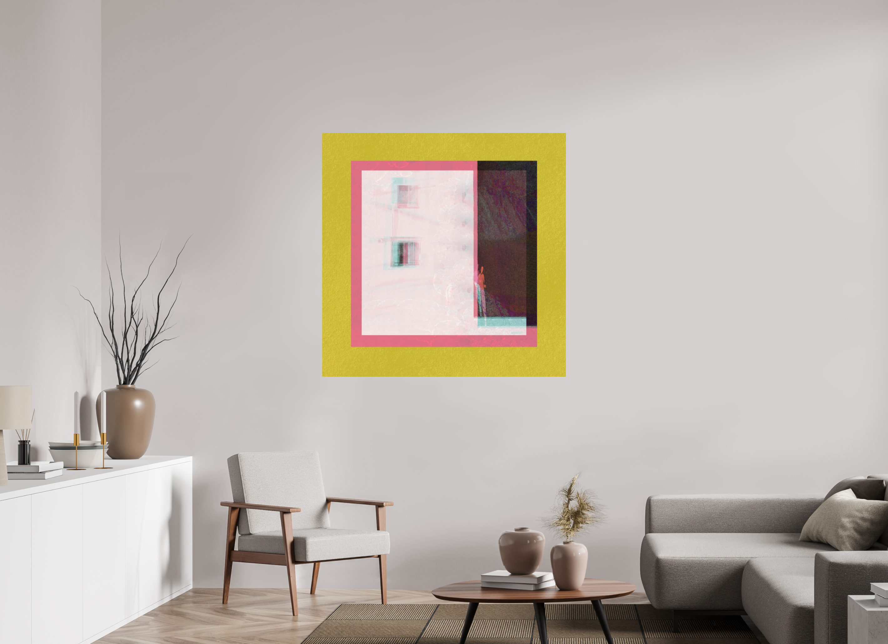 45 x 45″, Direct Print on Forex Corner Store