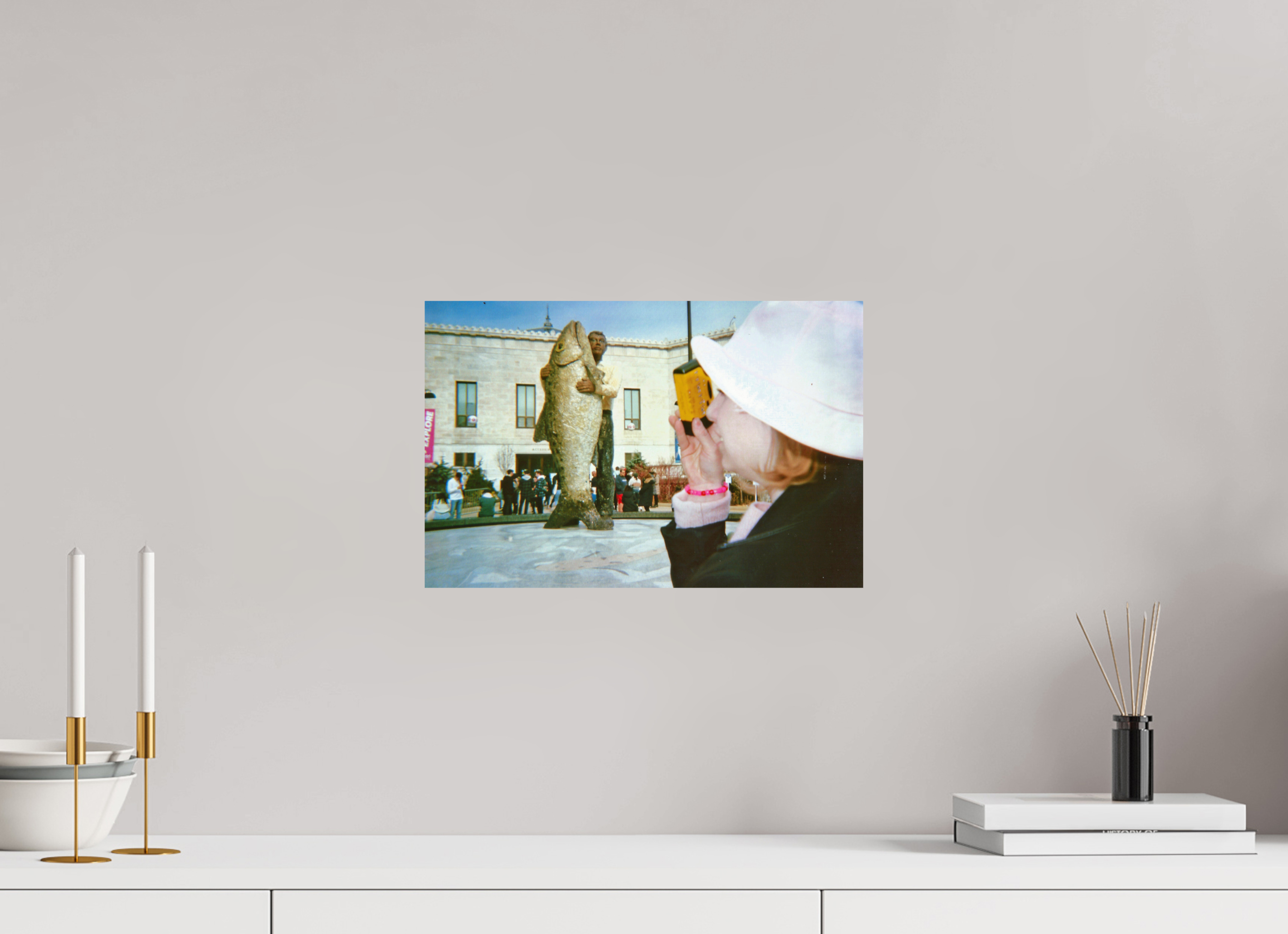 15.3 x 10″, Fine Art Print Hello Fish Man