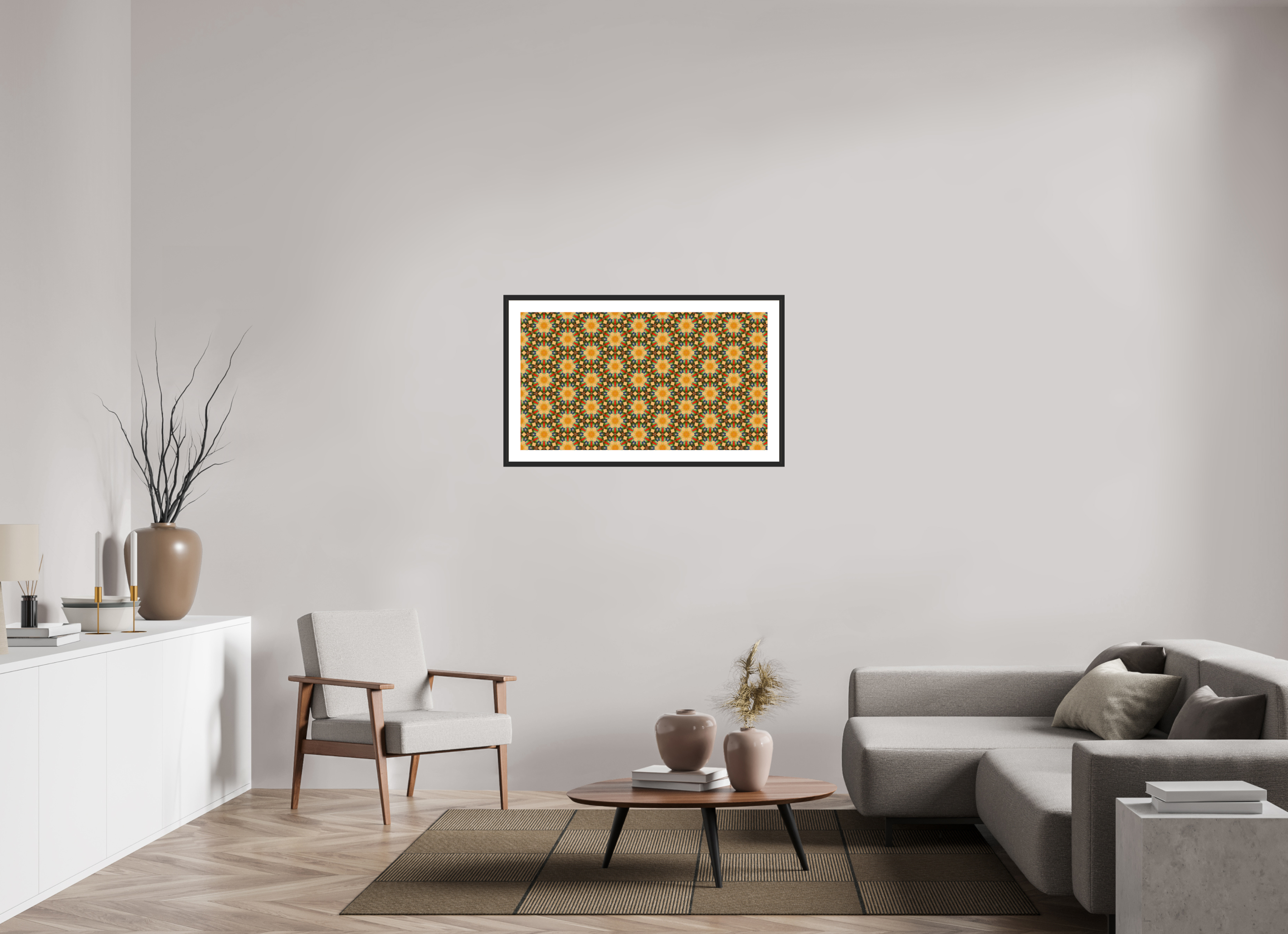 40 x 22.5″, Fuji Crystal Archive Print Framed (Black) Harmony, Respect, Purity, and Tranquility