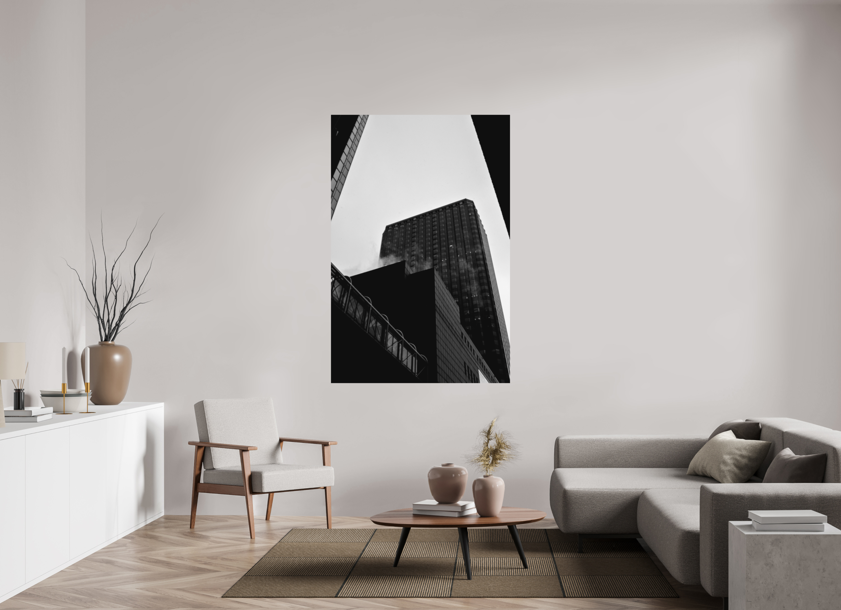 44 x 66″, Aluminum Dibond Financial District