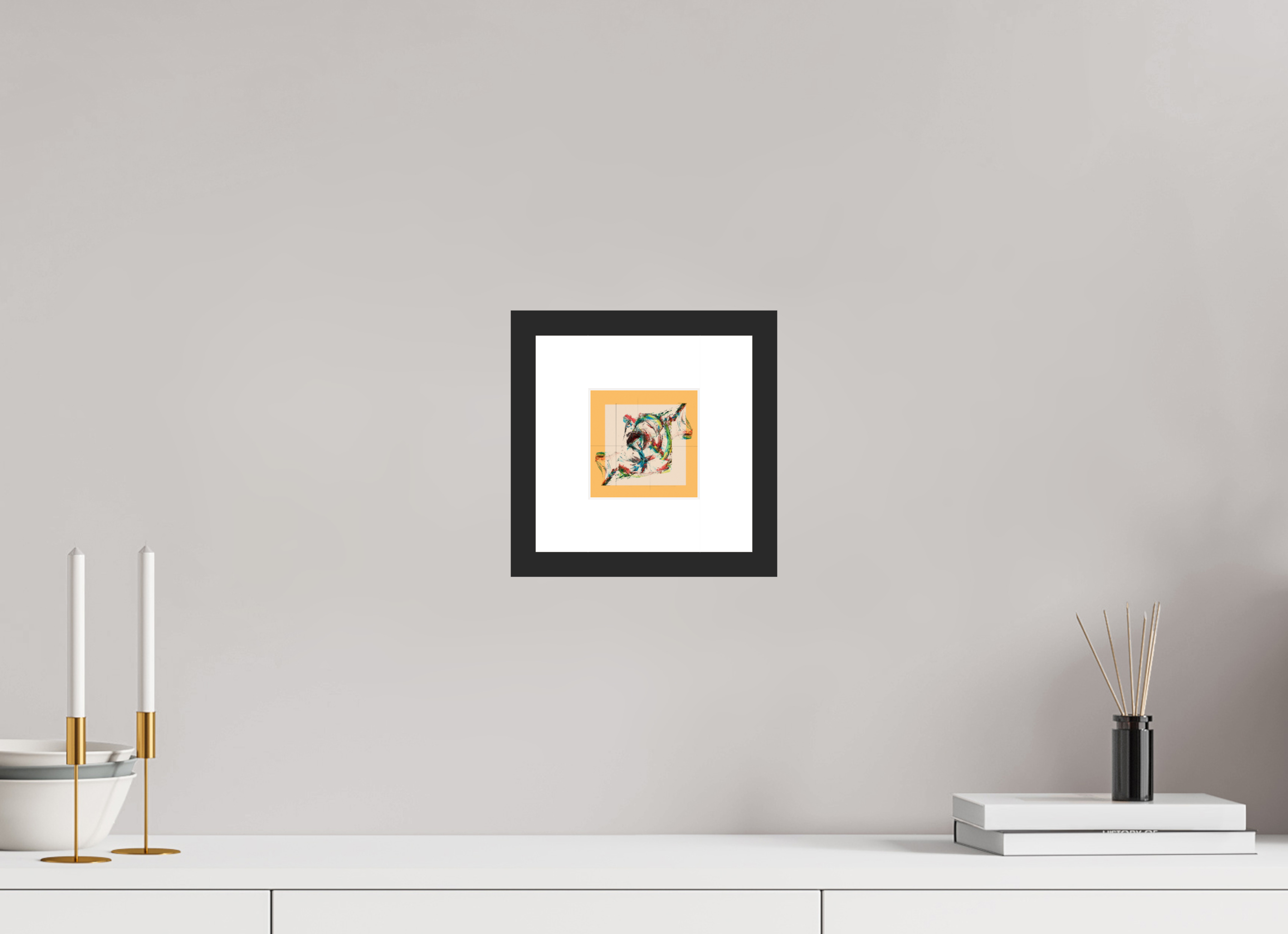 4 x 4″, Fuji Crystal Archive Print Framed (Black) Roses