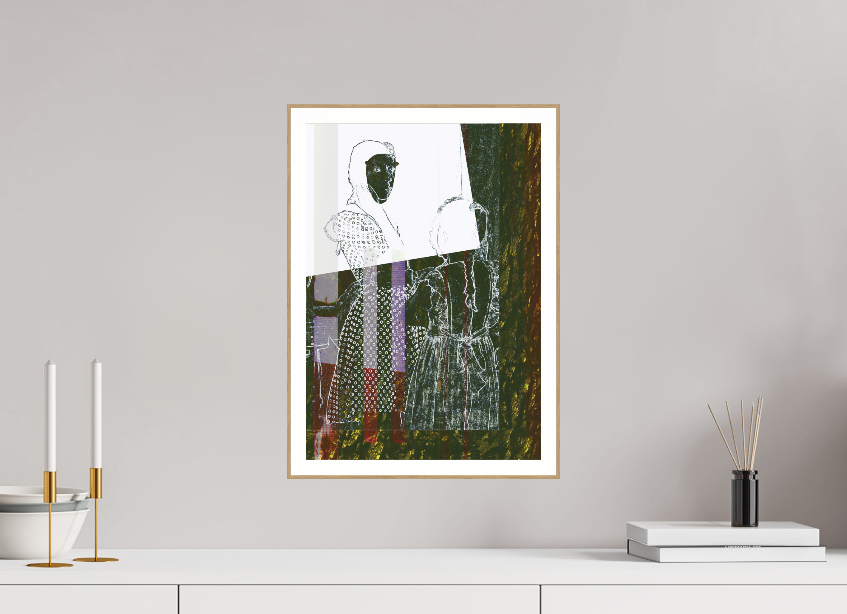 12 x 17.2″, Solid Wood ArtBox (Oak) Her View
