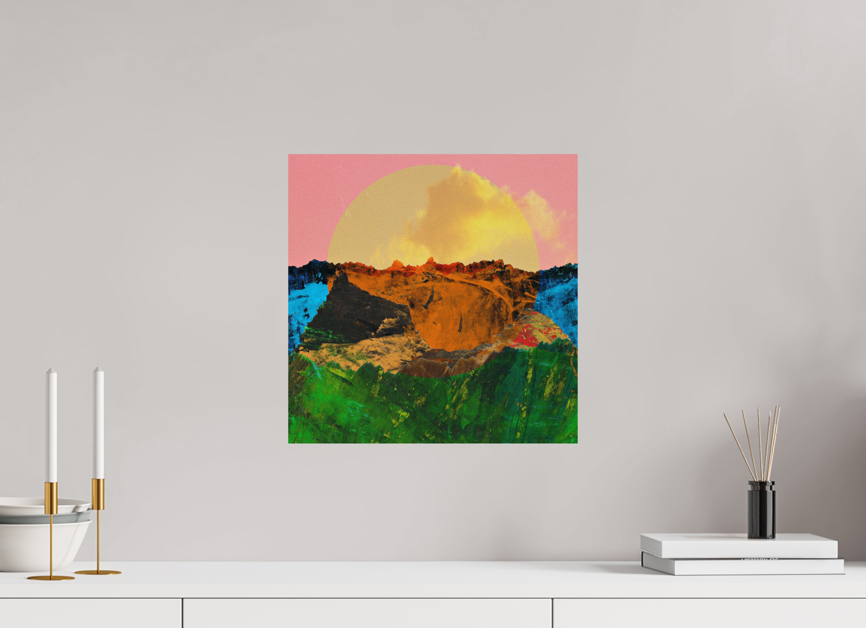 15 x 15″, Fine Art Print Canyons