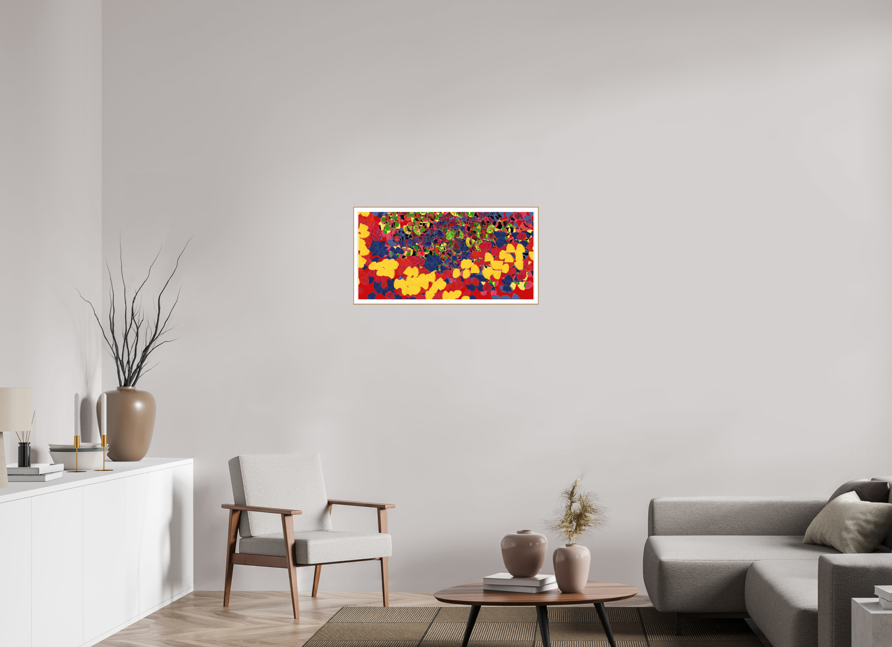 32 x 16″, Solid Wood ArtBox (Oak) layer