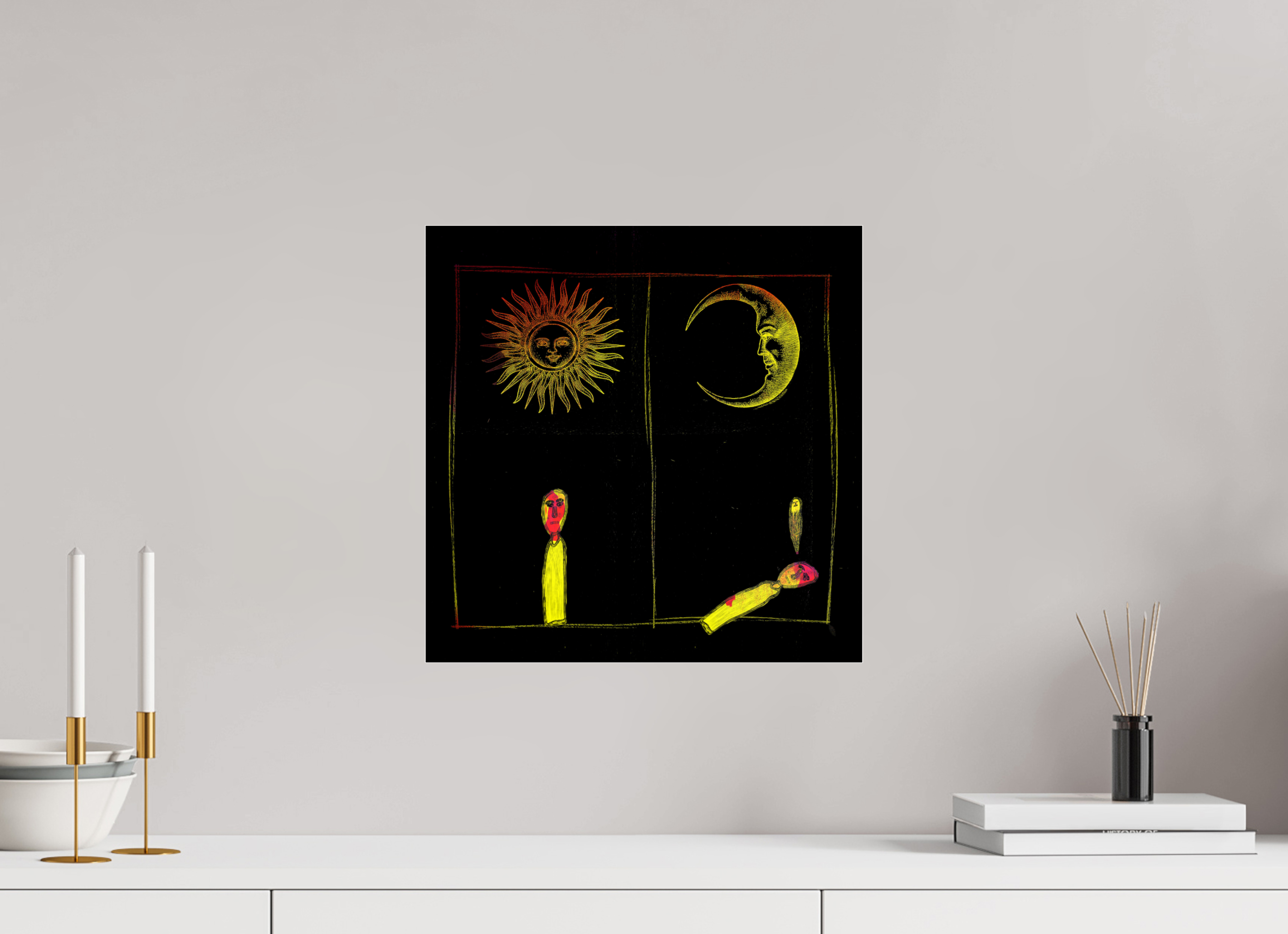 15 x 15″, Photo Print Under Acrylic Glass Life Cycle