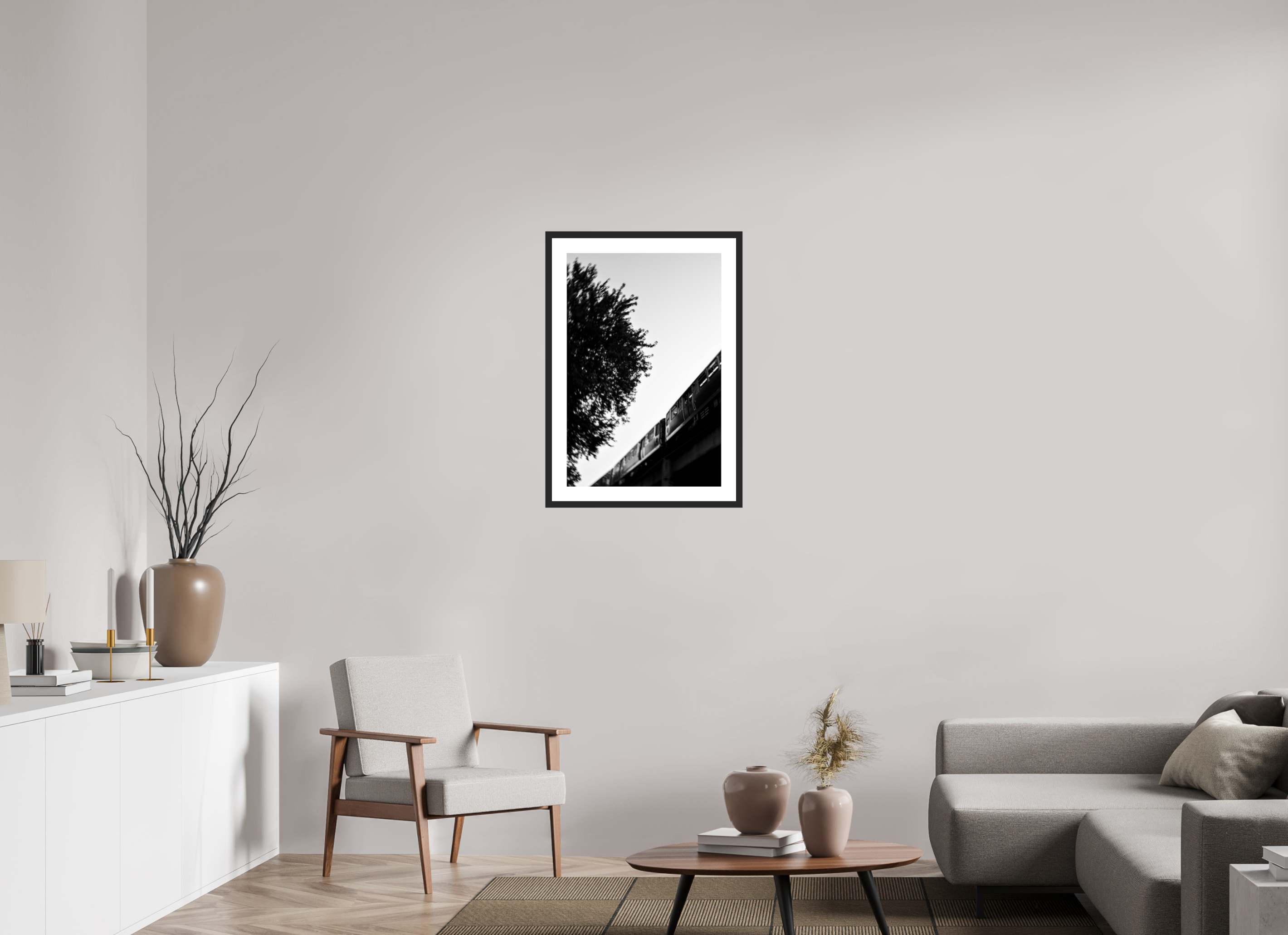 20 x 30″, Fuji Crystal Archive Print Framed (Black) Transit