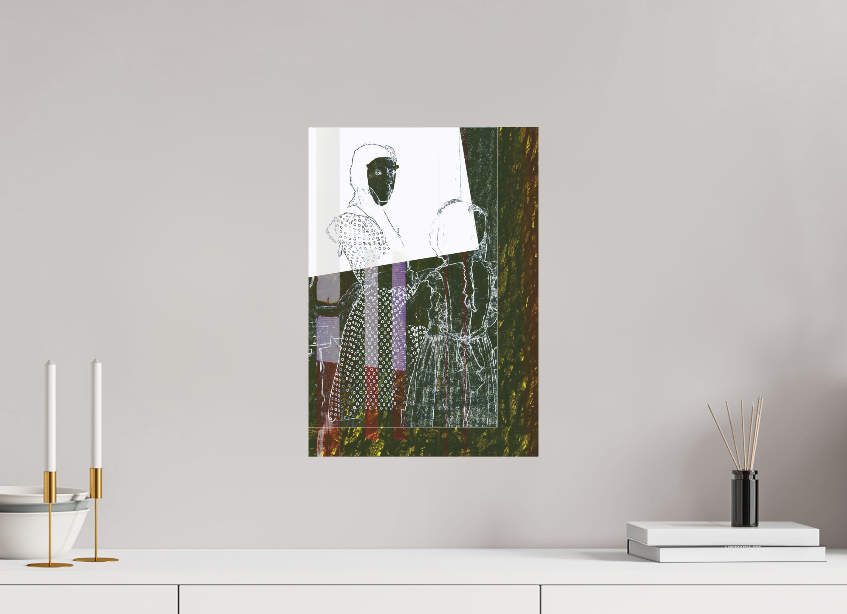 12 x 17.2″, Direct Print on Forex Motherly