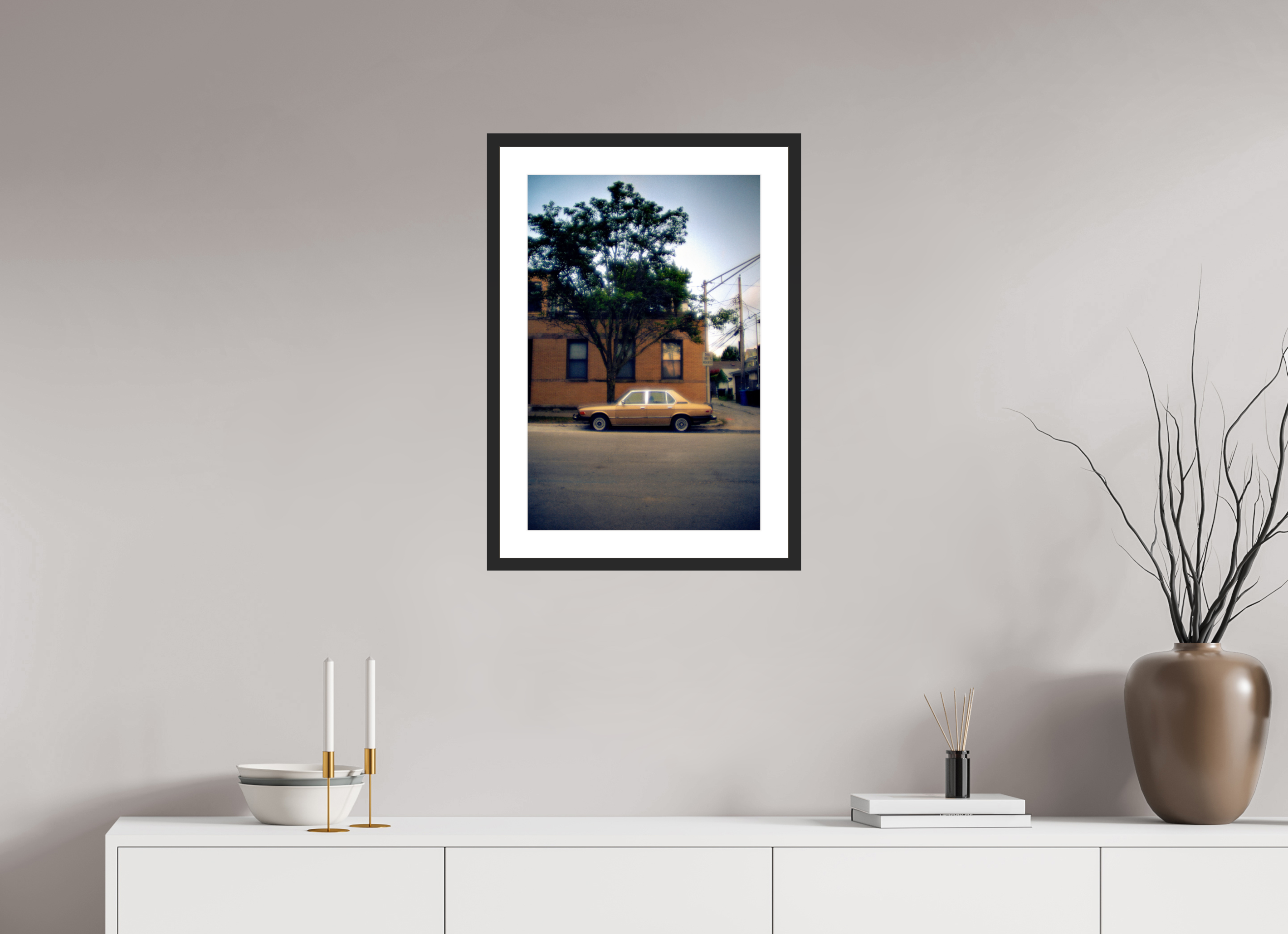 16 x 24.2″, Fuji Crystal Archive Print Framed (Black) Golden Glow