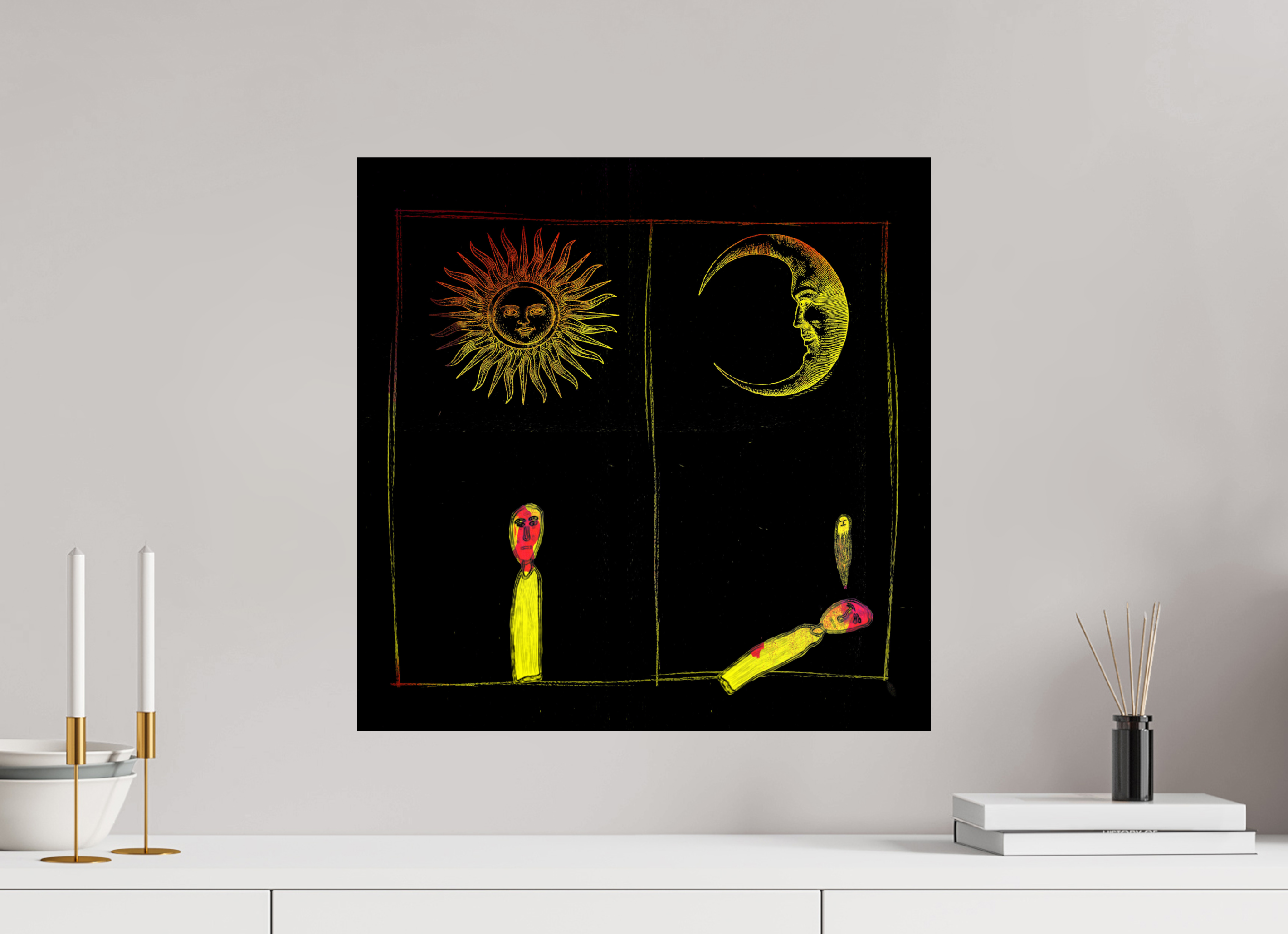 20 x 20″, Fine Art Print Life Cycle