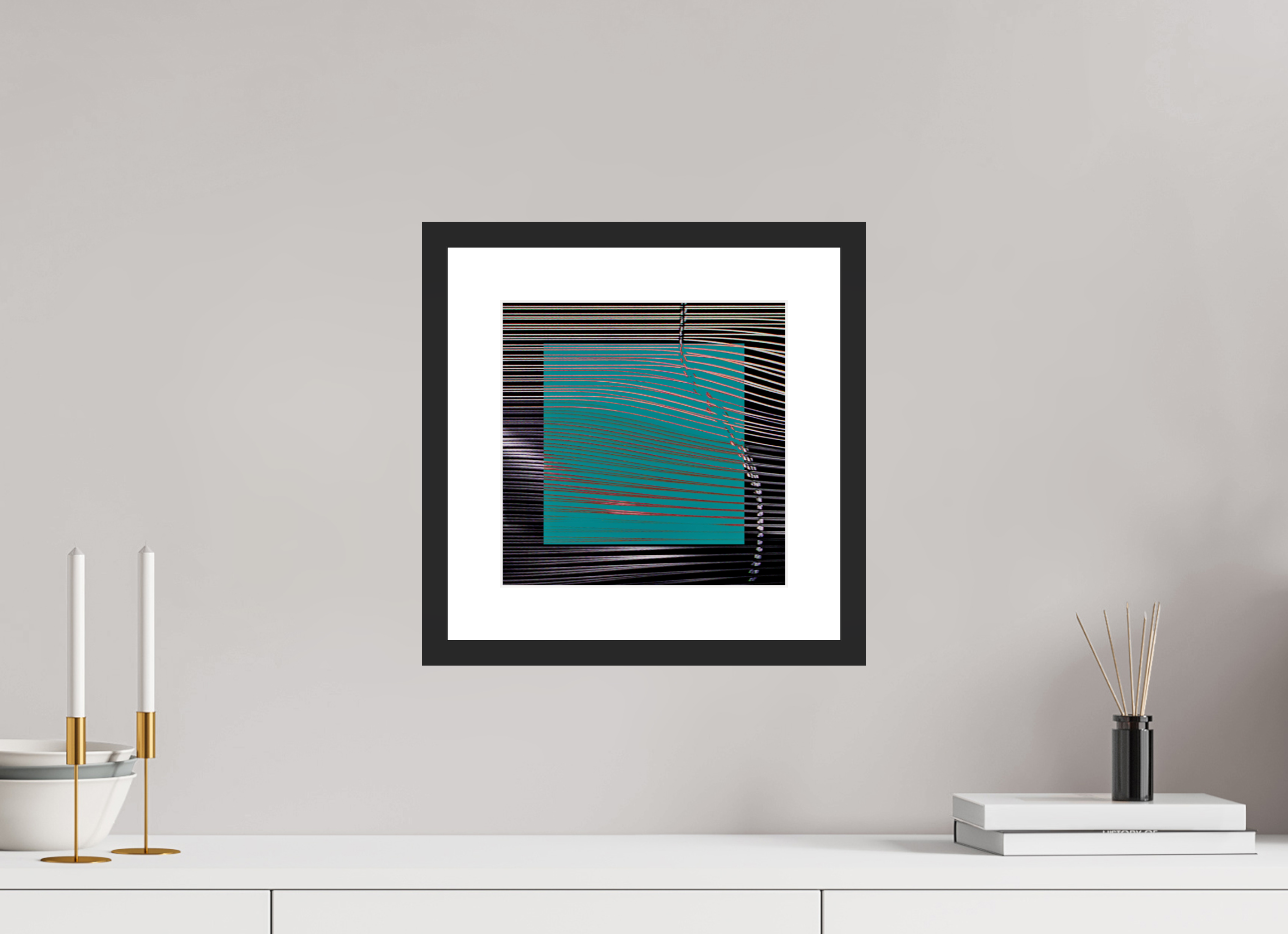 10 x 10″, Framed #1 new wave