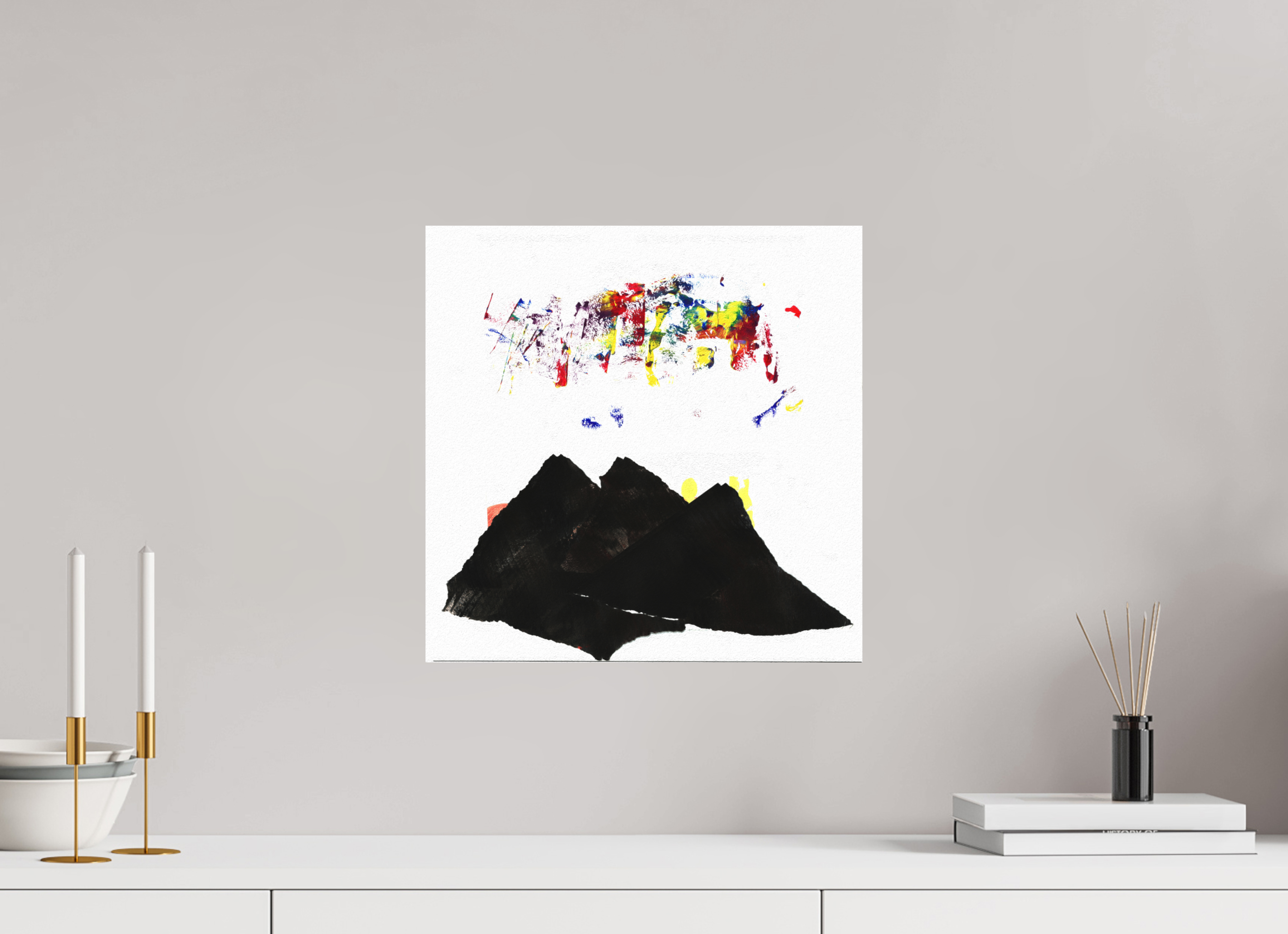 15 x 15″, Direct Print on Forex Northern Lights