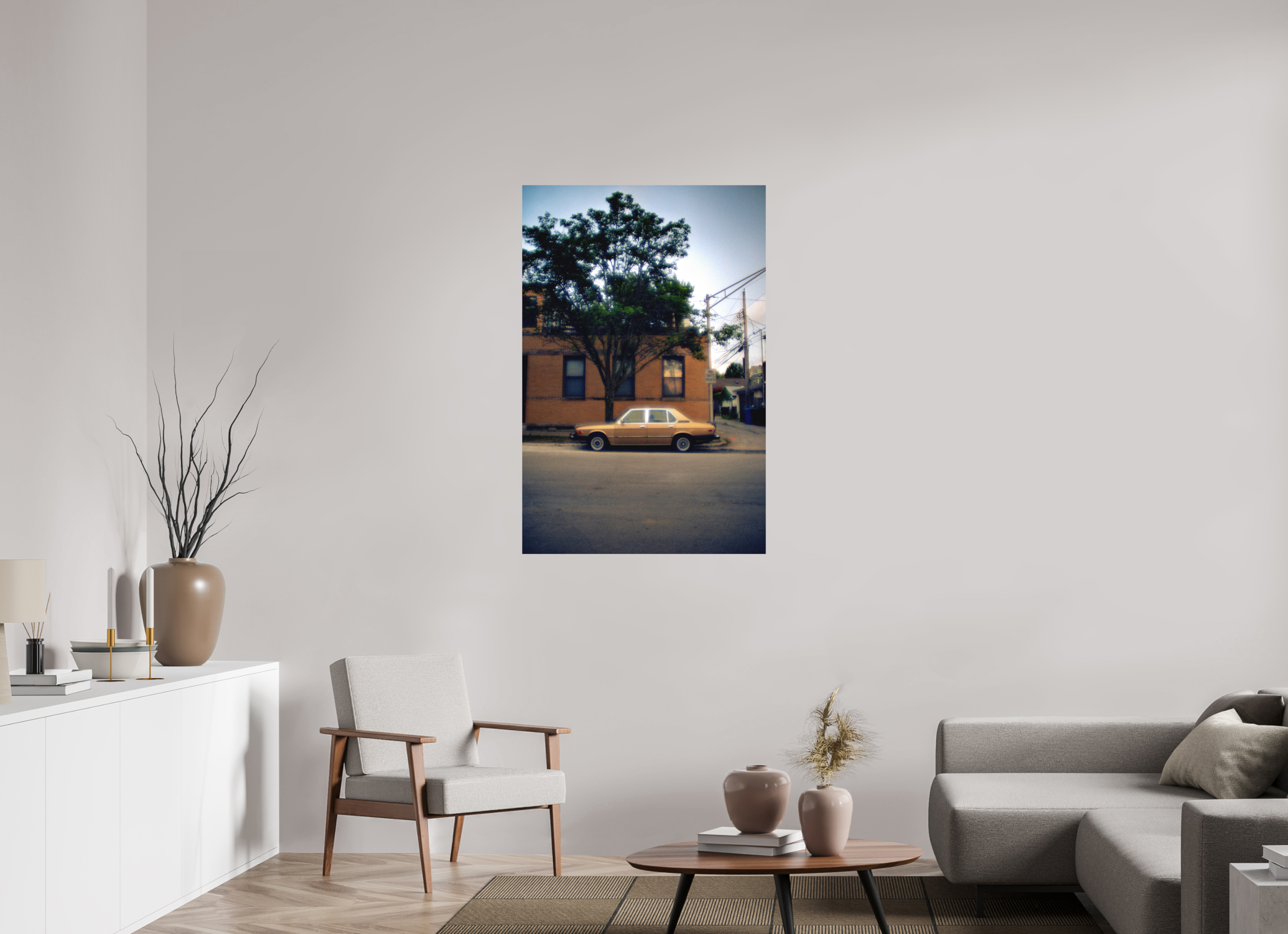 31 x 46.9″, Aluminum Dibond Golden Glow