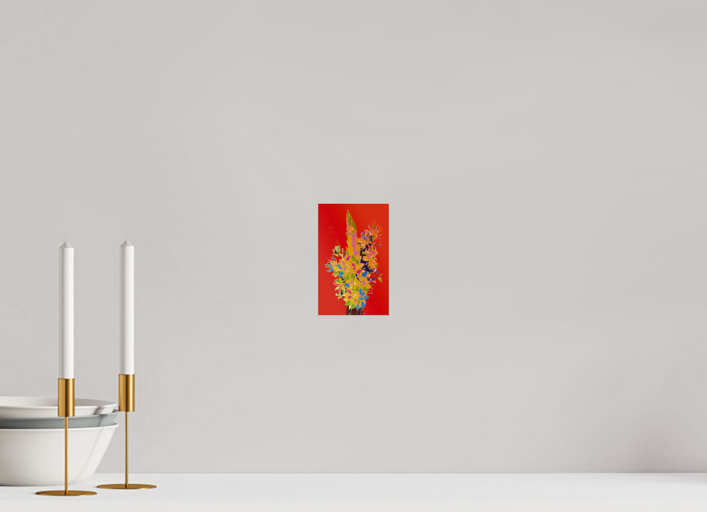 4 x 6.3″, Fine Art Print Pop Vase 3