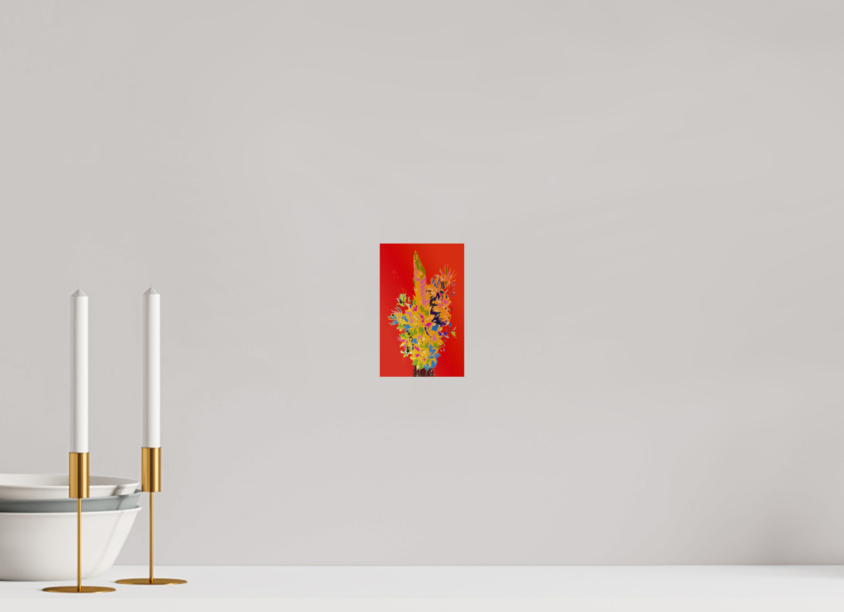4 x 6.3″, Fine Art Print Pop Vase 3