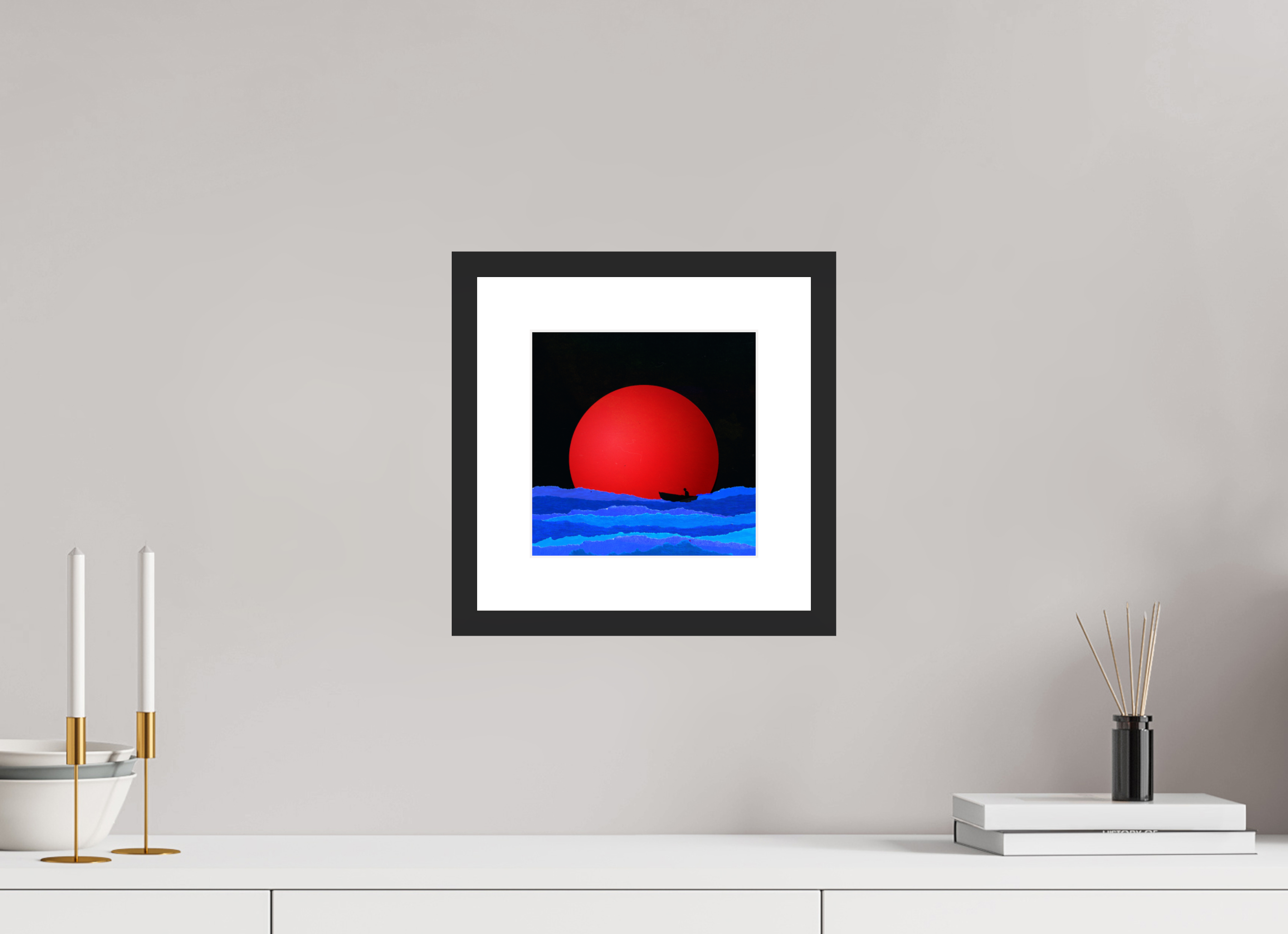 8 x 8″, Fuji Crystal Archive Print Framed (Black) Hope!