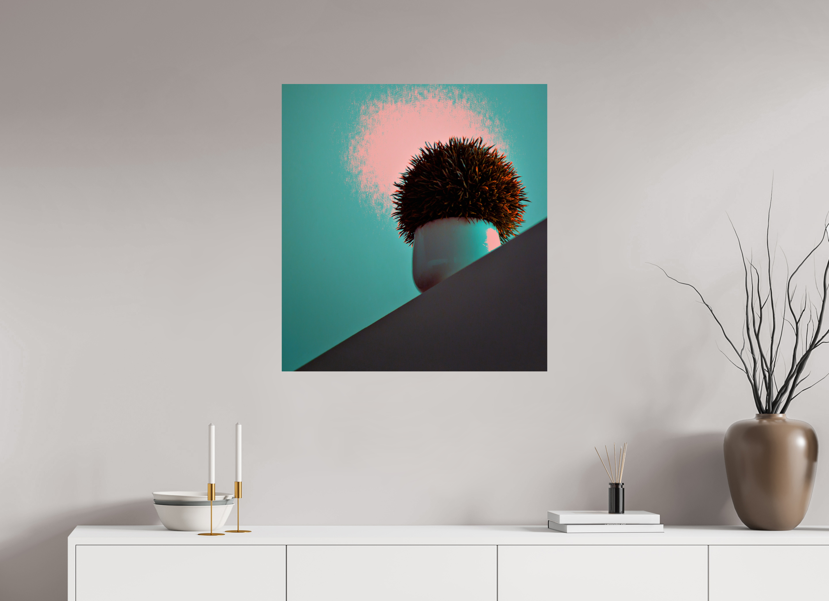 28 x 30.3″, Fine Art Print Fake Plants