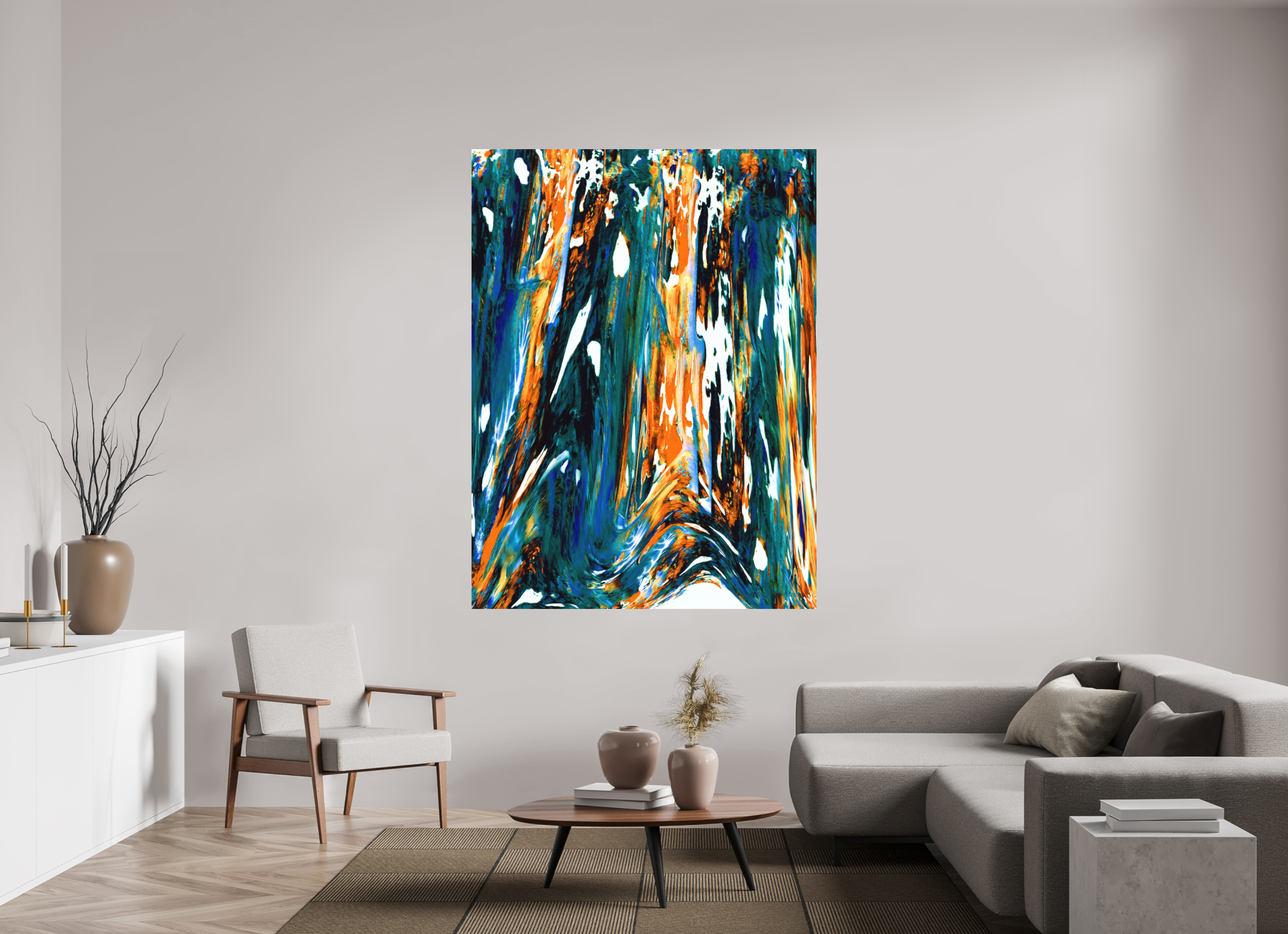 54 x 72″, Aluminum Dibond Ponds