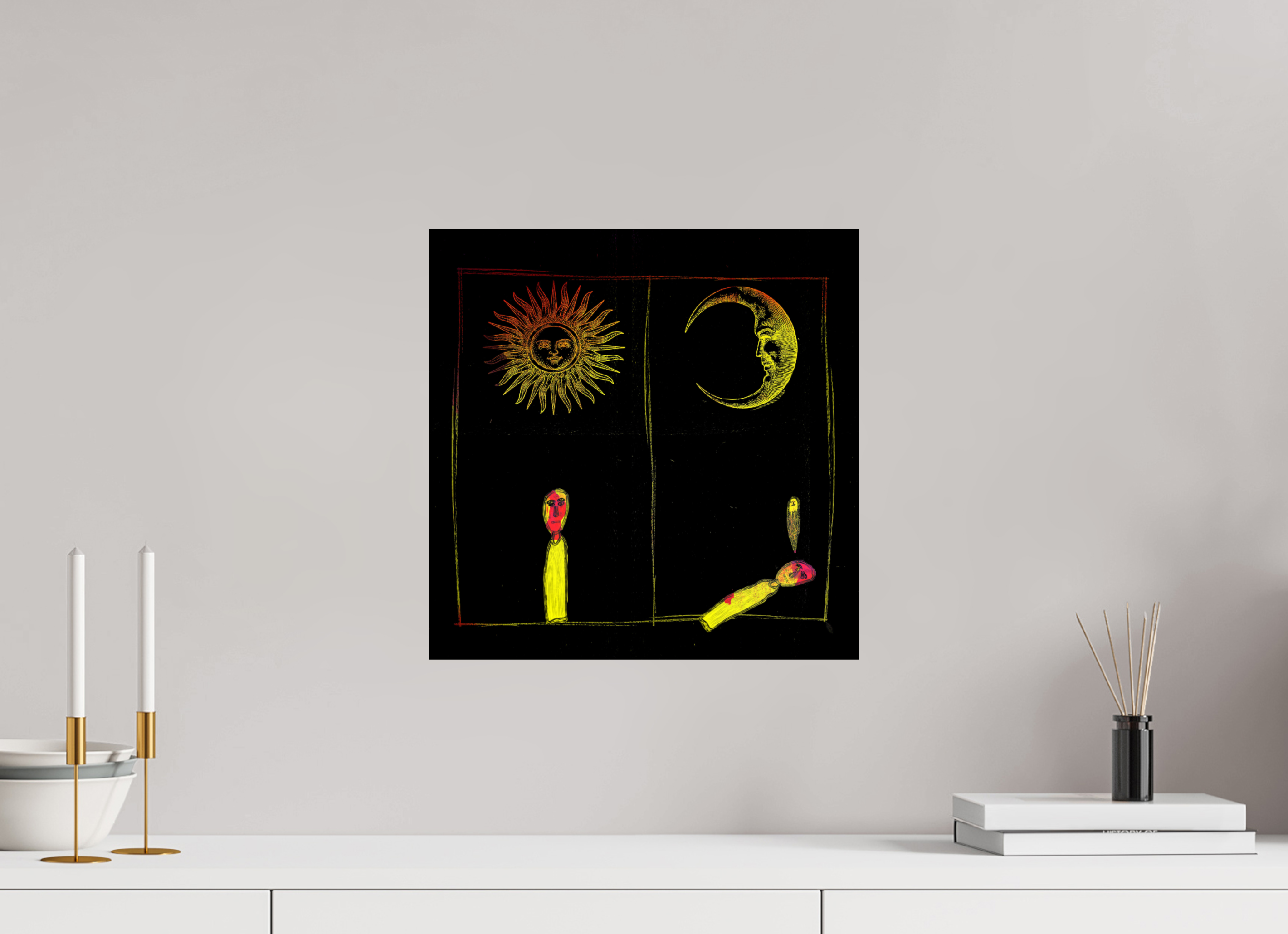15 x 15″, Fine Art Print Life Cycle