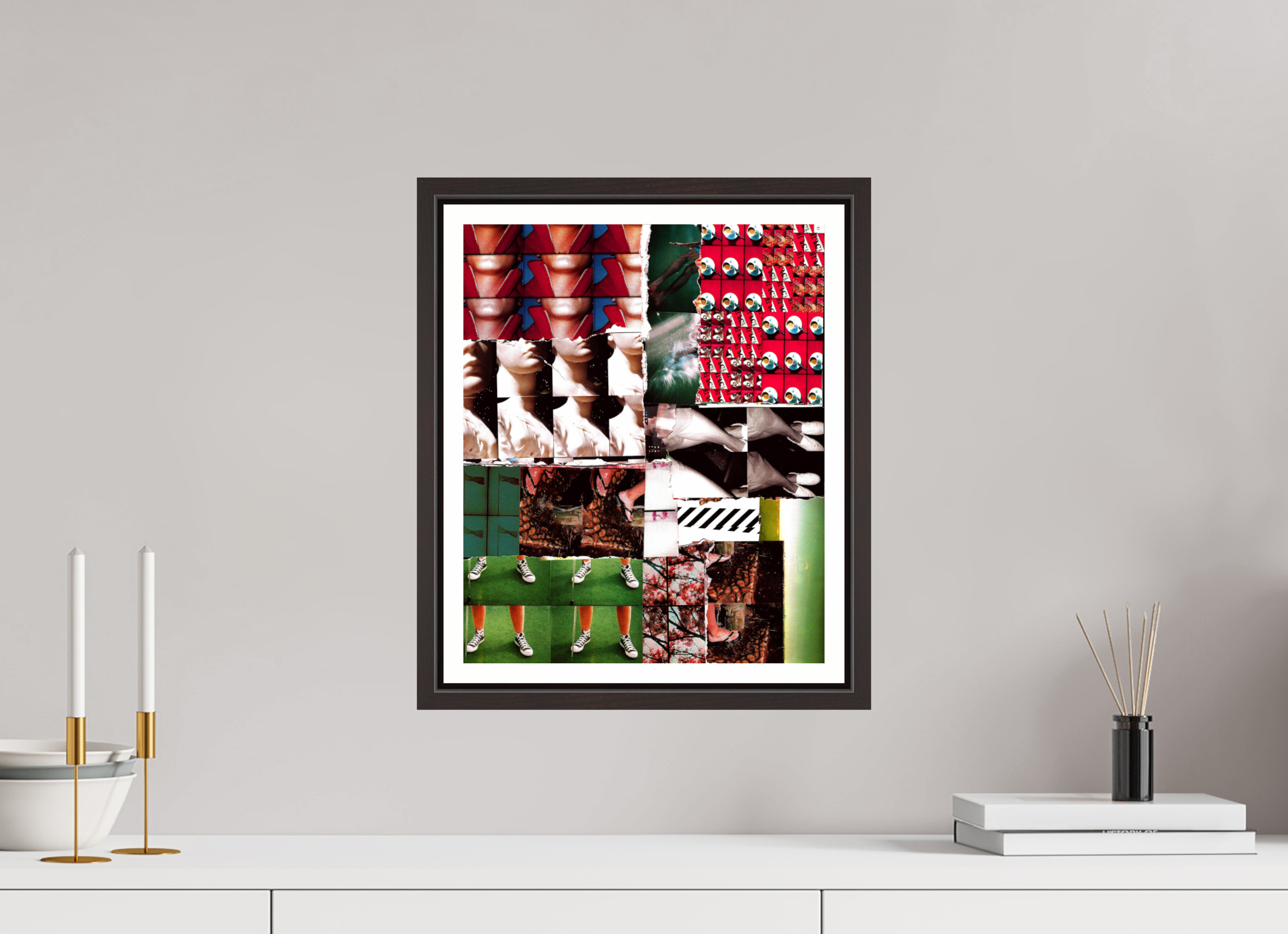 12 x 14.6″, Floater Frame (Alder Brown) replication