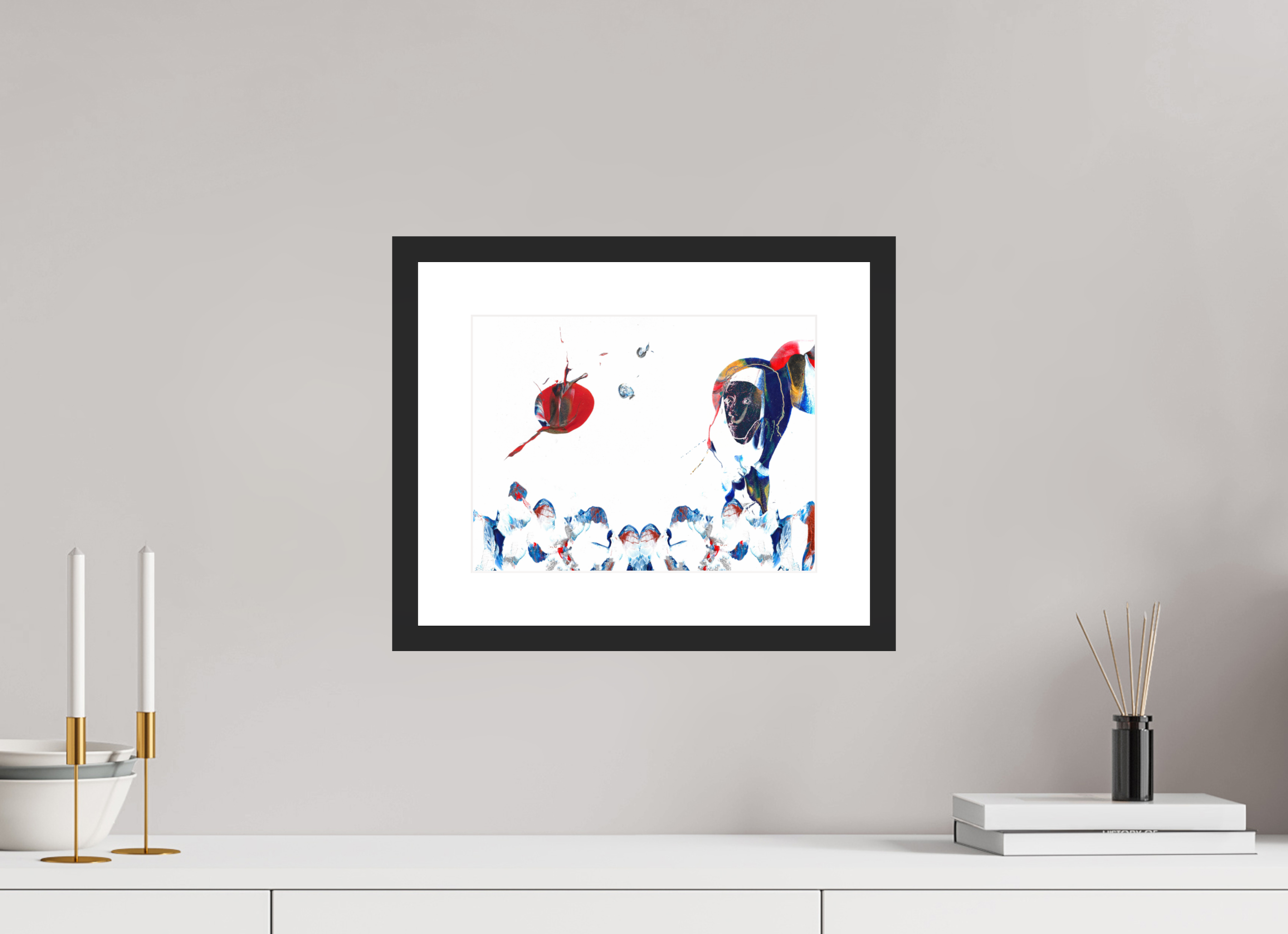 12 x 9″, Framed #1 Her View Of The World