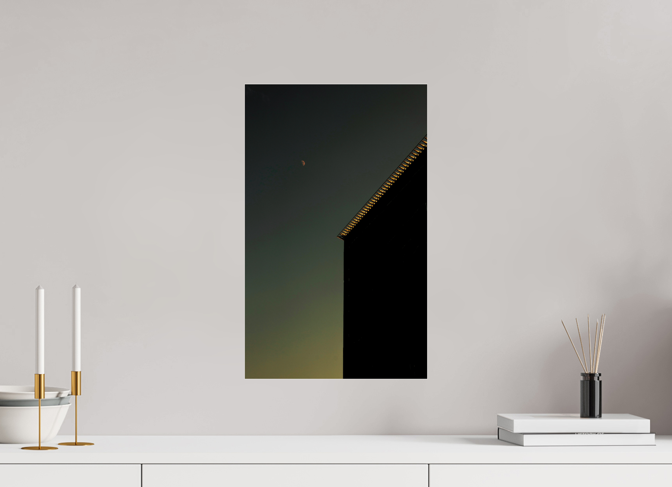 12 x 19.4″, Photo Print Under Acrylic Glass Sweet Moon