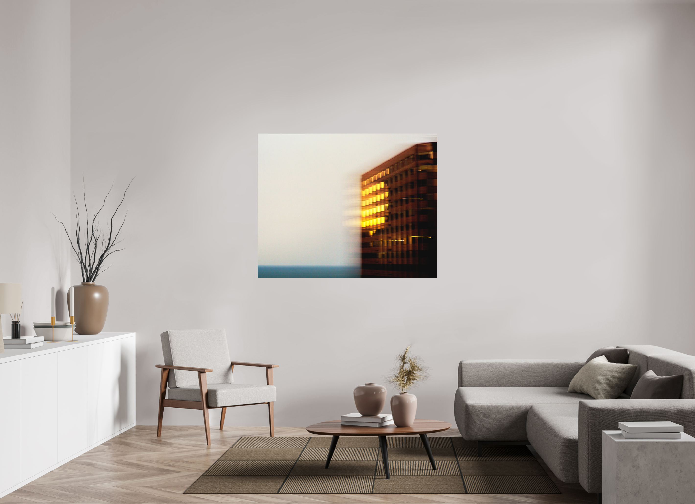 53.3 x 43″, Direct Print on Forex Time Flies