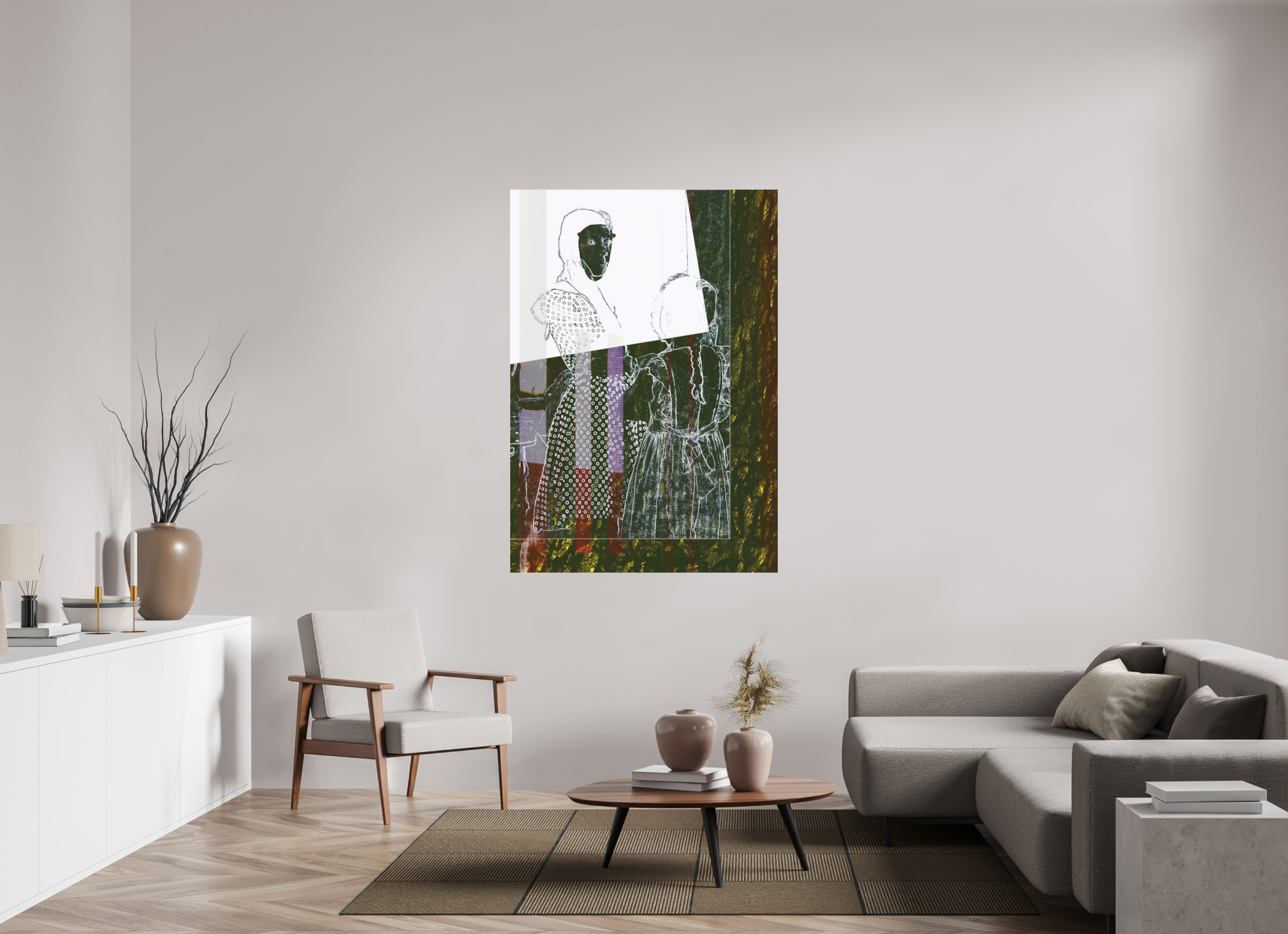 43 x 61.6″, Photo Print Under Acrylic Glass Motherly