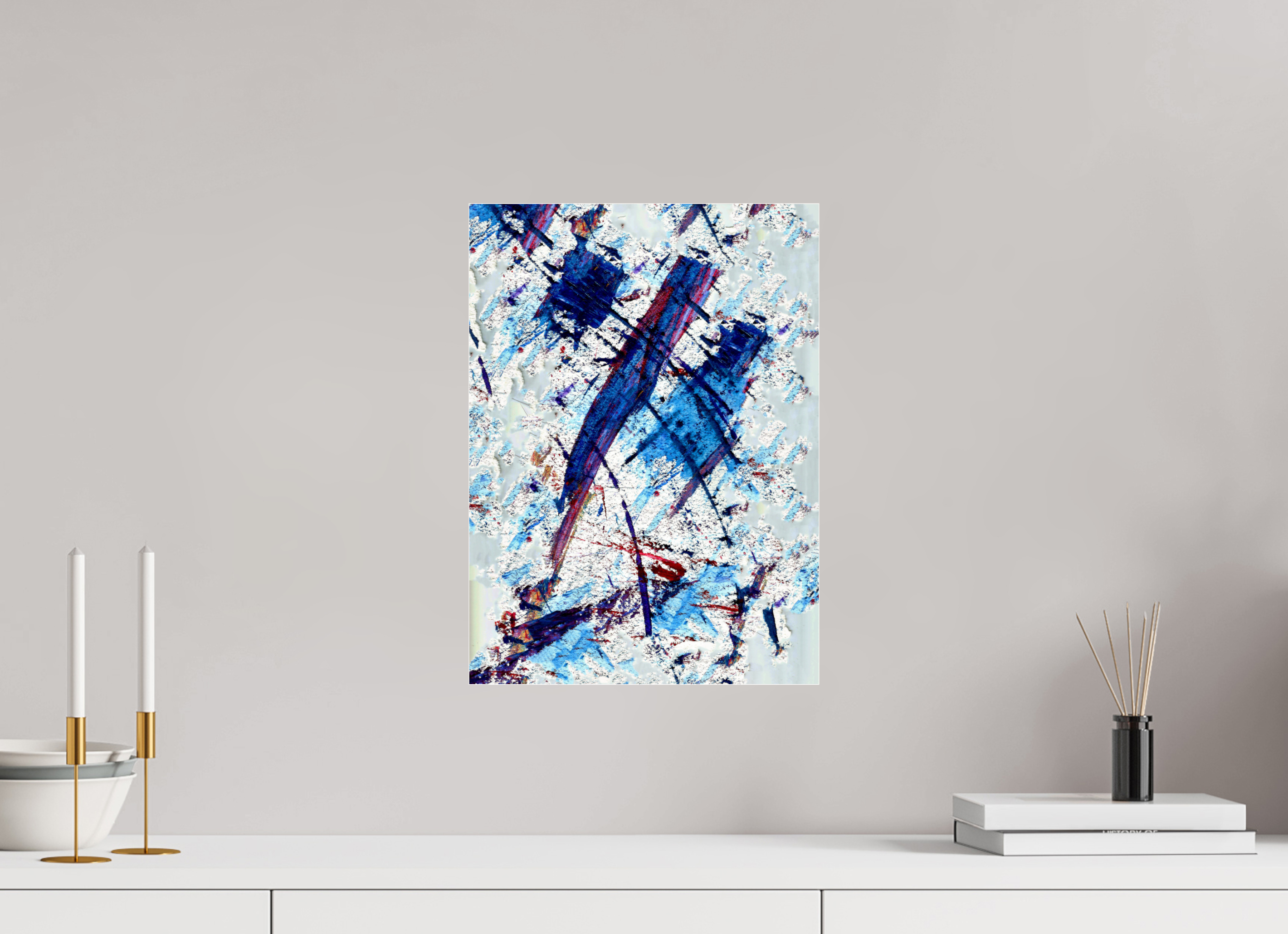 12 x 16.5″, Photo Print Under Acrylic Glass Blue Note