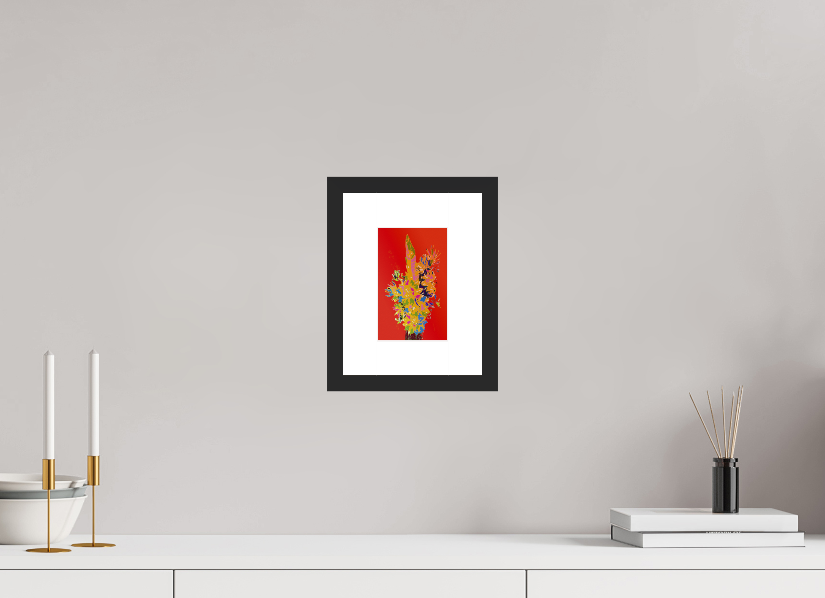 4 x 6.3″, Fuji Crystal Archive Print Framed (Black) Pop Vase 3