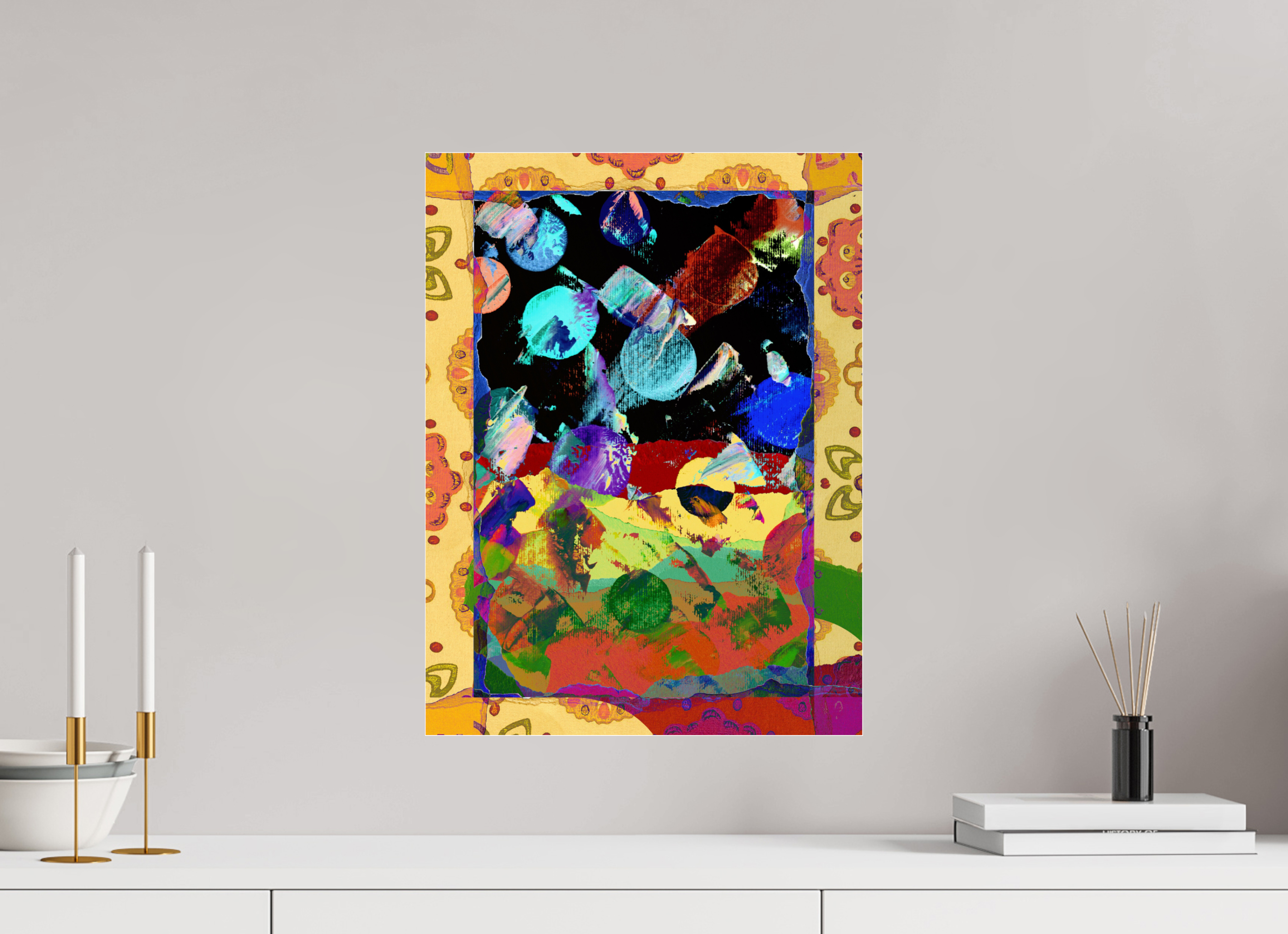 15 x 20″, Photo Print Under Acrylic Glass space paper