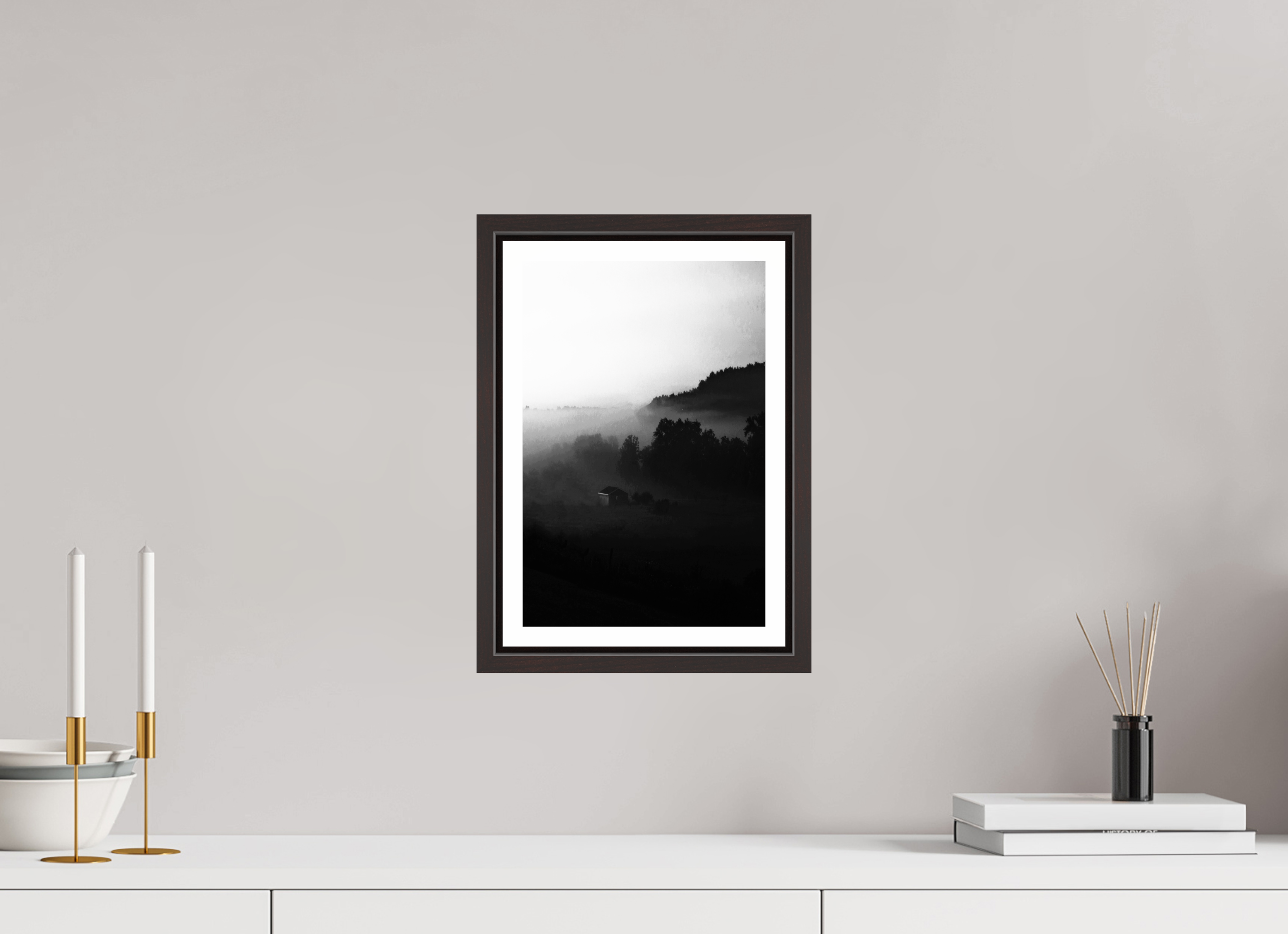 8 x 12.2″, Floater Frame (Alder Brown) camping