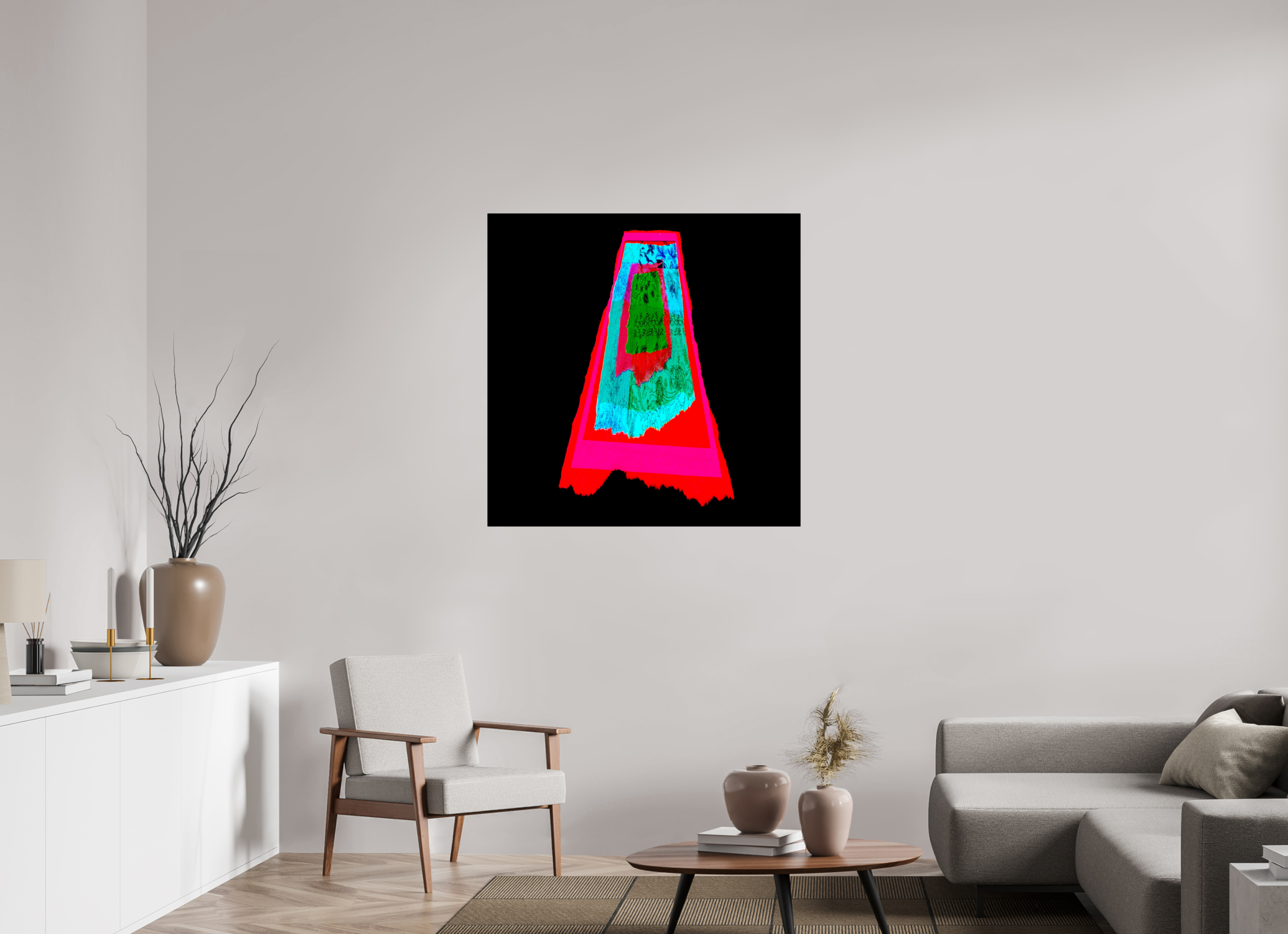 40 x 40″, Fine Art Print Drip 001