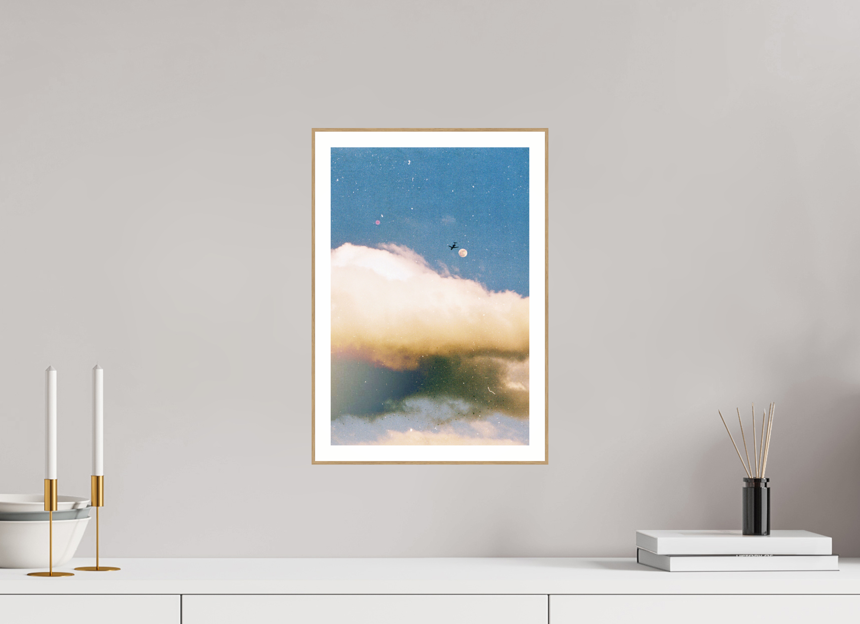 10 x 15″, Solid Wood ArtBox (Oak) Flying