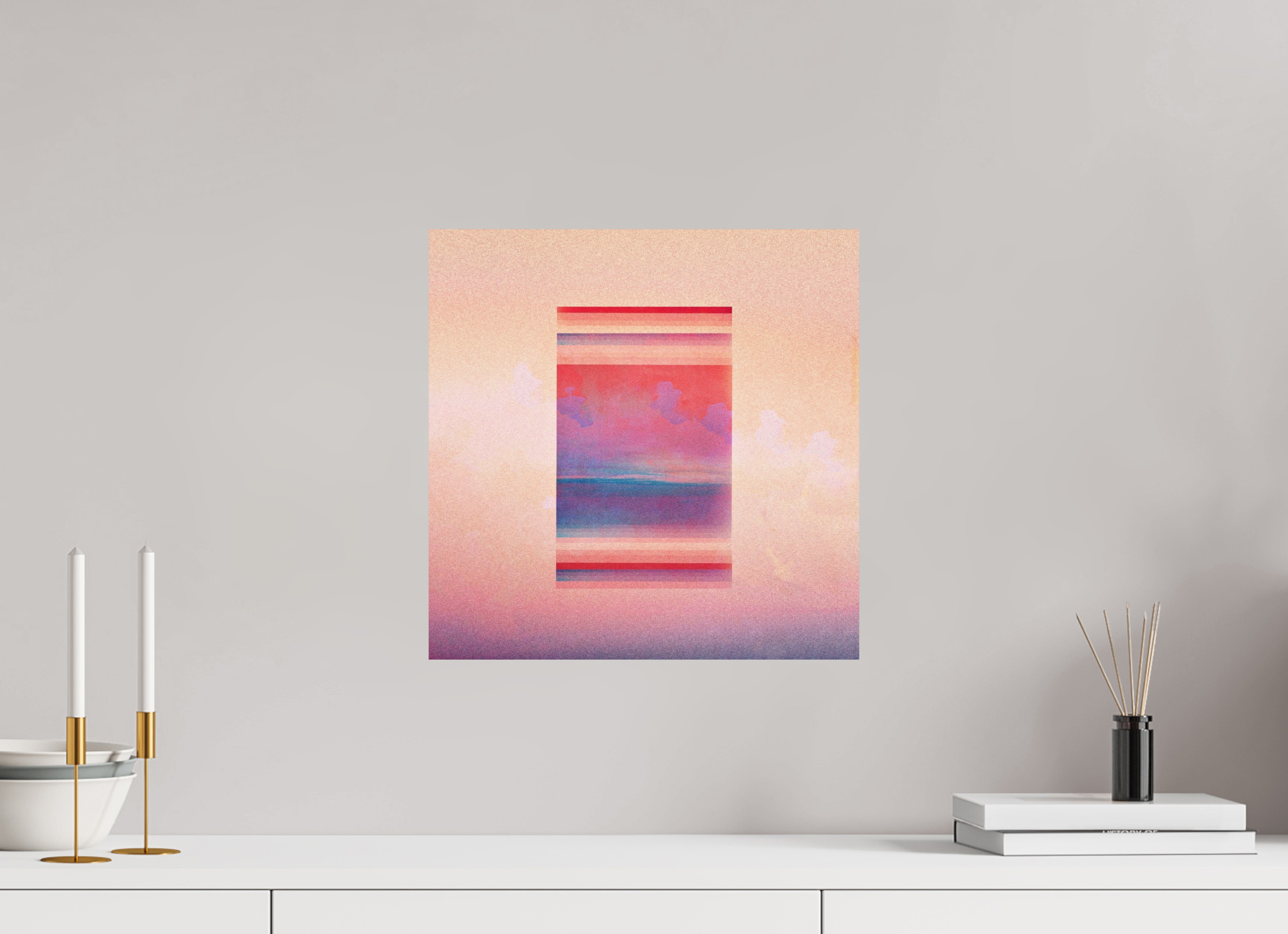 15 x 15″, Fine Art Print glass houses