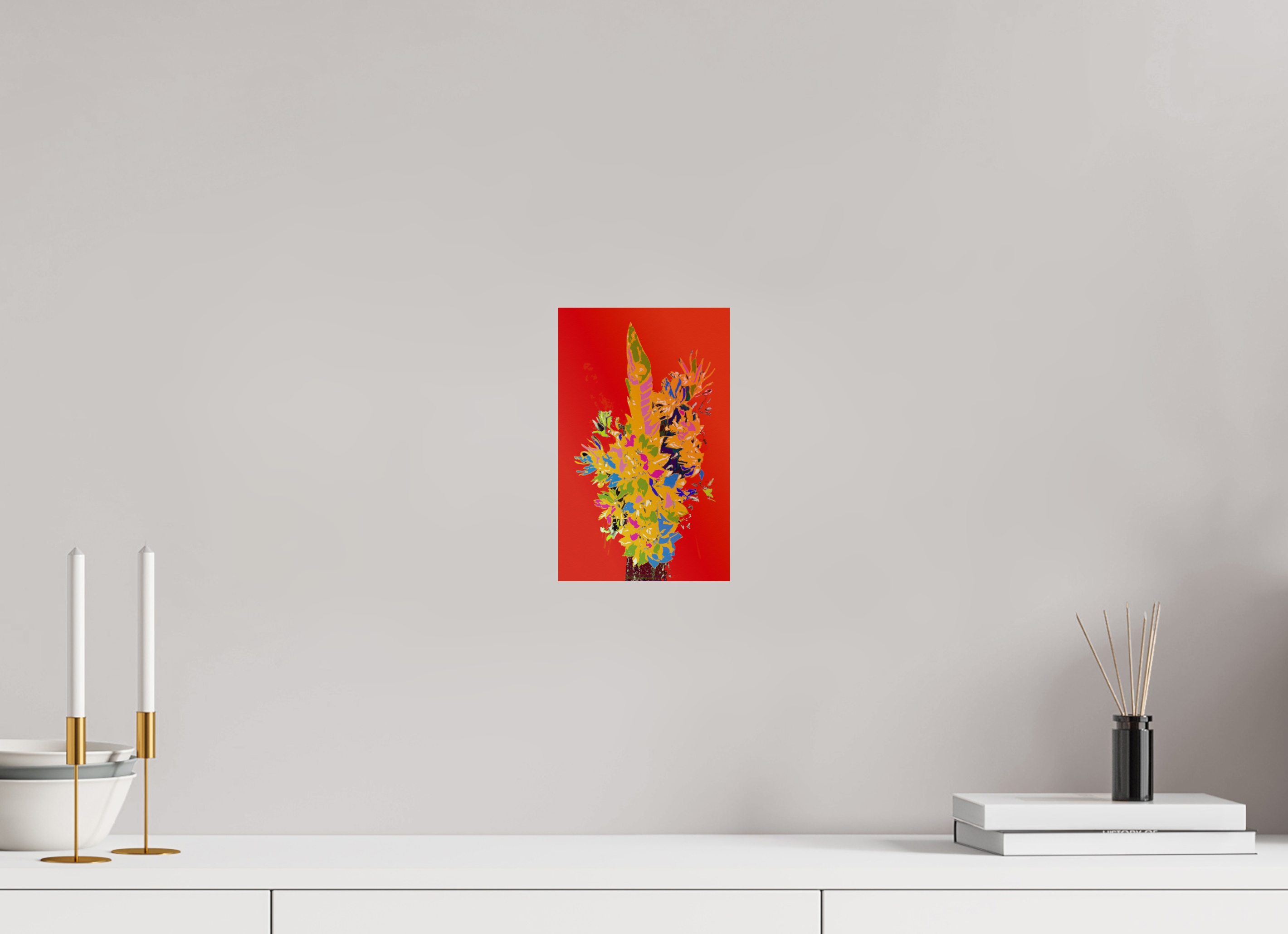 6 x 9.5″, Fine Art Print Pop Vase 3