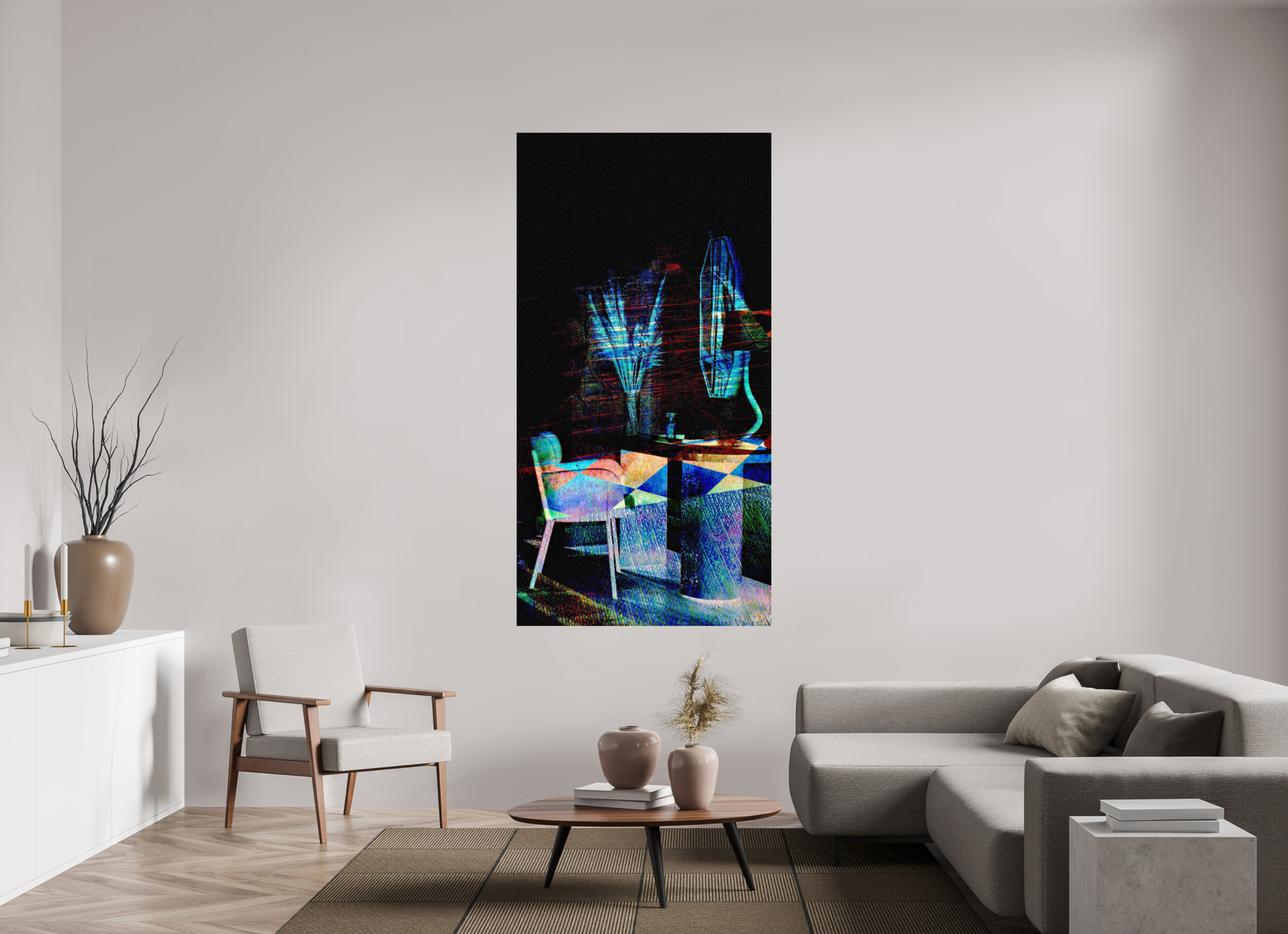 40 x 77.5″, Fine Art Print Vanity