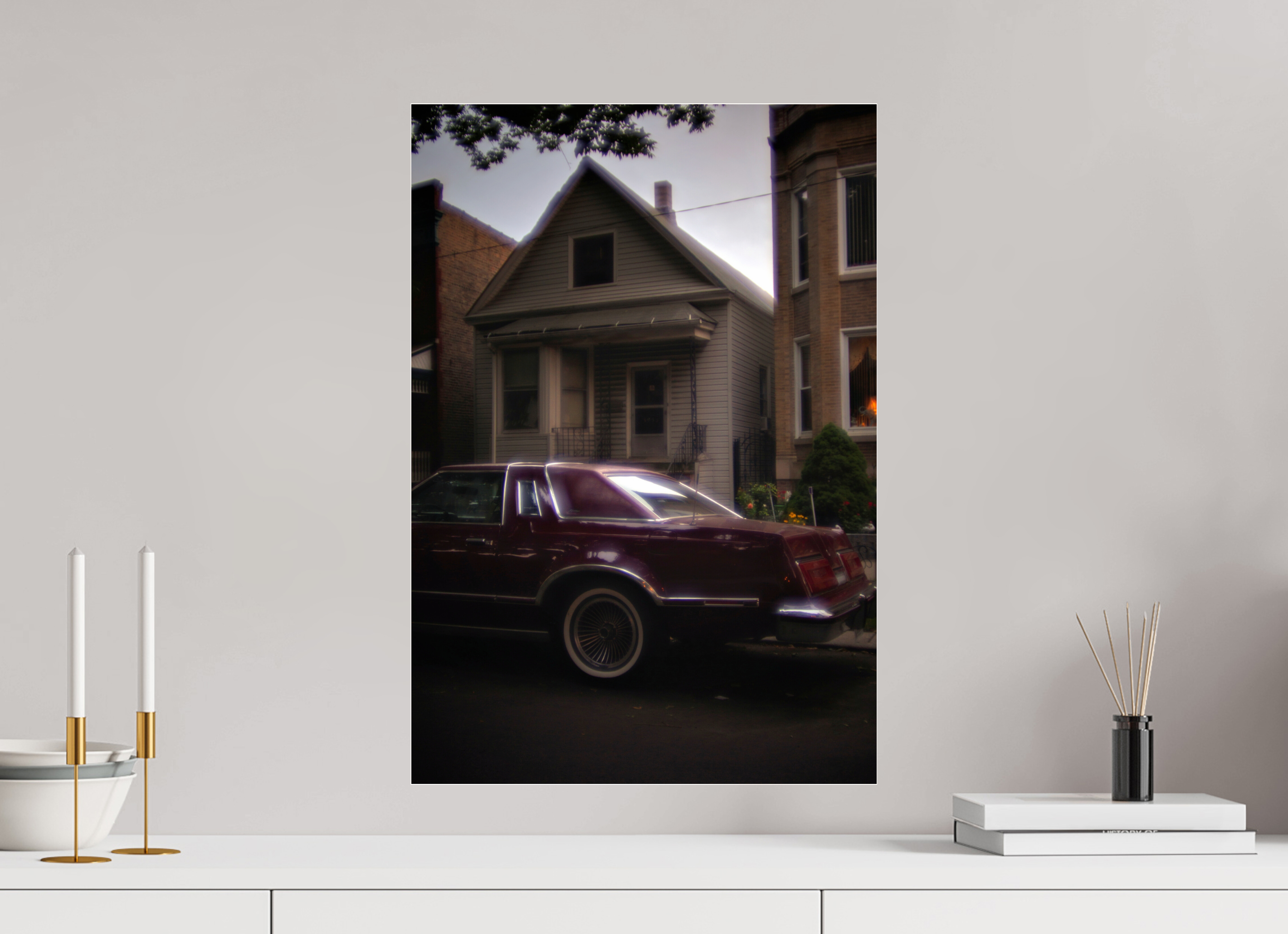 16 x 23.3″, Photo Print Under Acrylic Glass 70s Glow