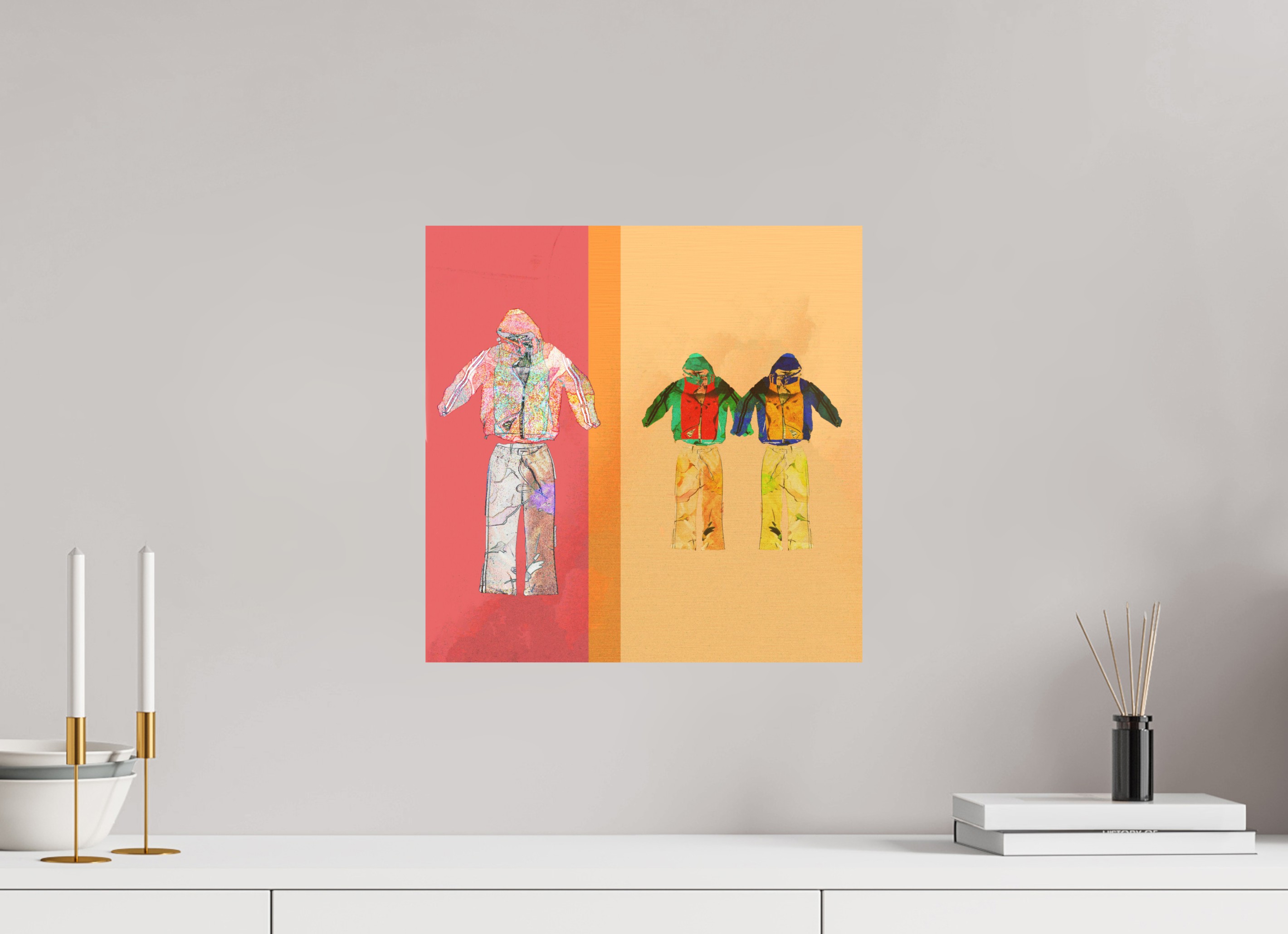 15 x 15″, Direct Print on Forex 006