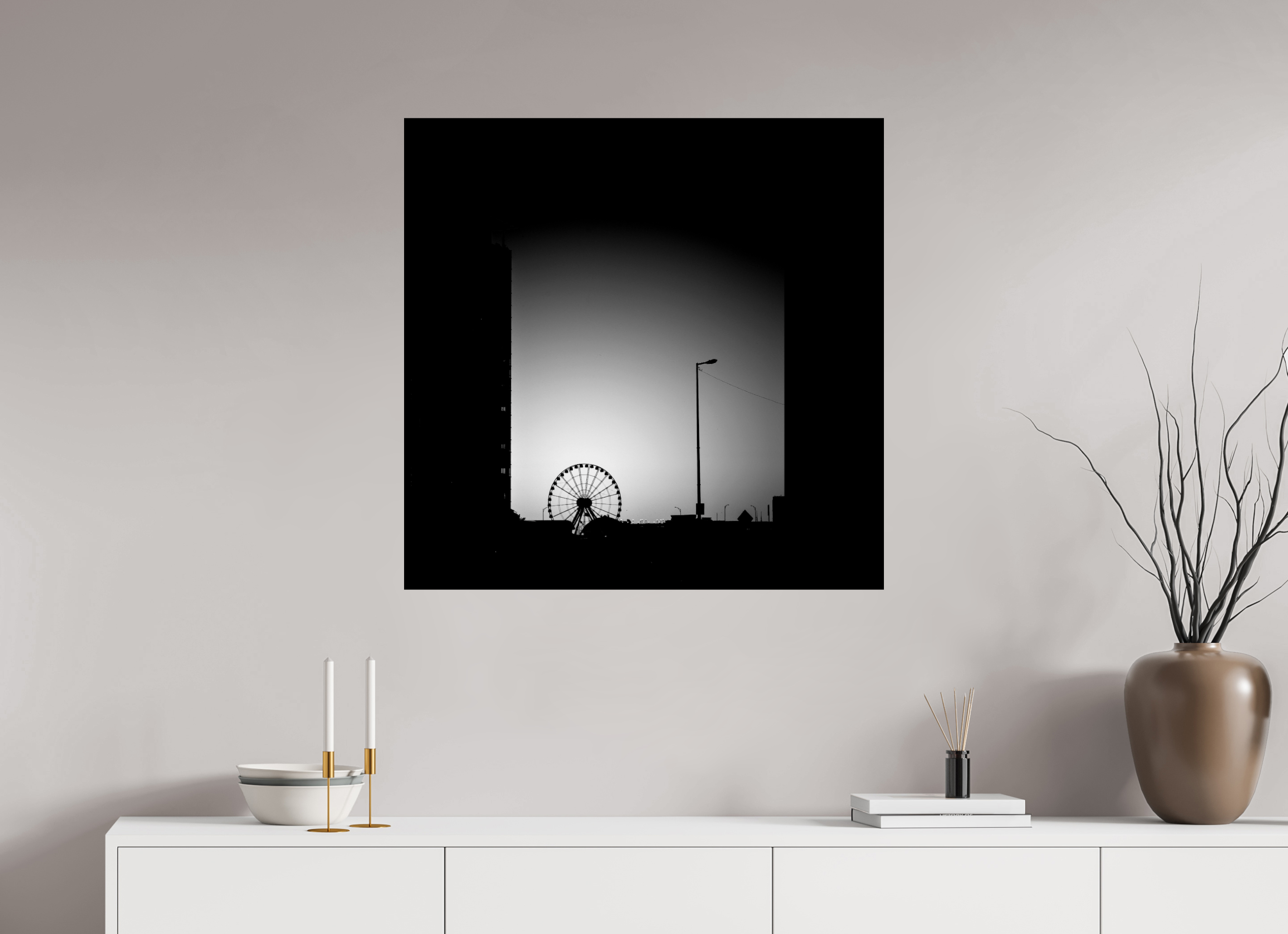 32.6 x 32″, Fine Art Print Navy Pier