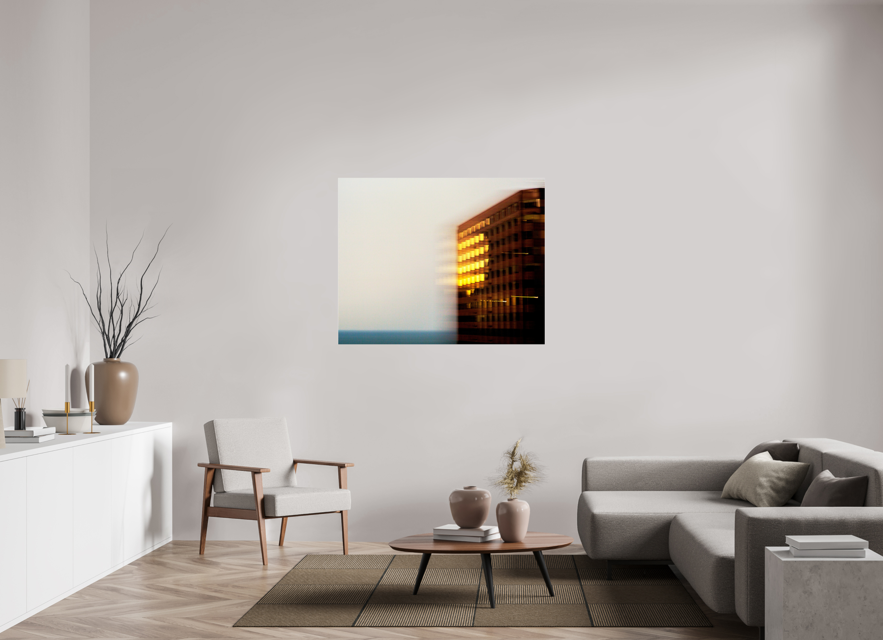 48.4 x 39″, Photo Print Under Acrylic Glass Time Flies