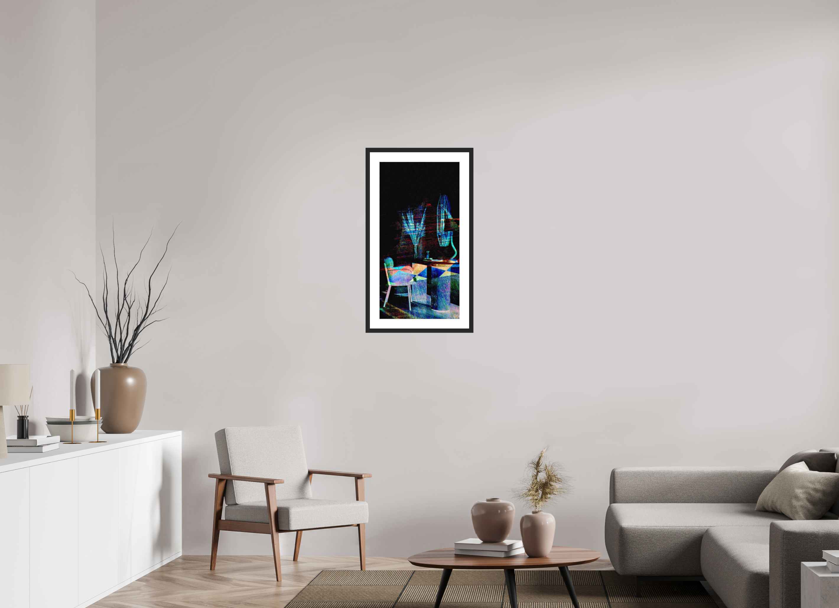 16 x 31″, Fuji Crystal Archive Print Framed (Black) Vanity