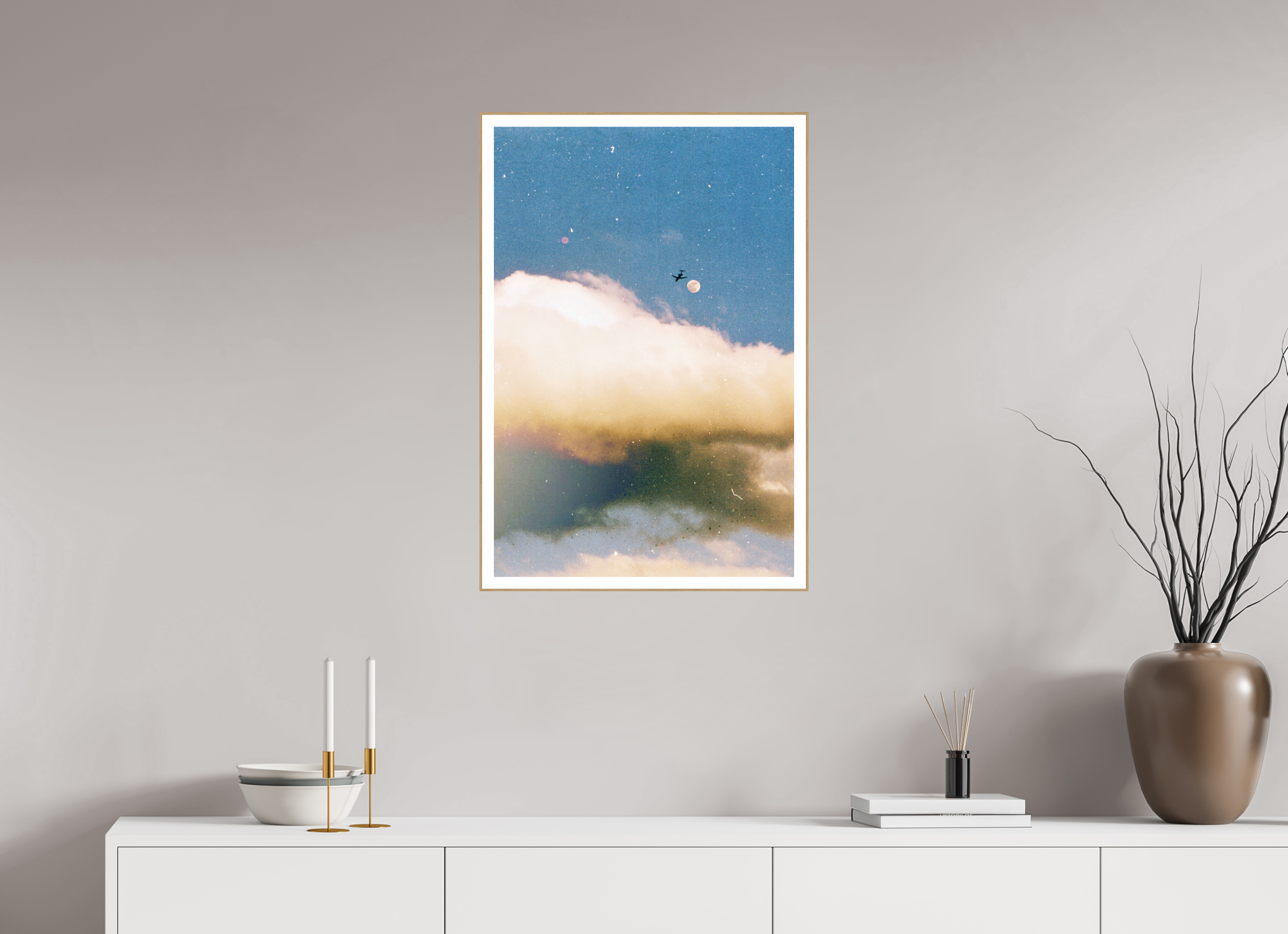 20 x 30″, Solid Wood ArtBox (Oak) Flying