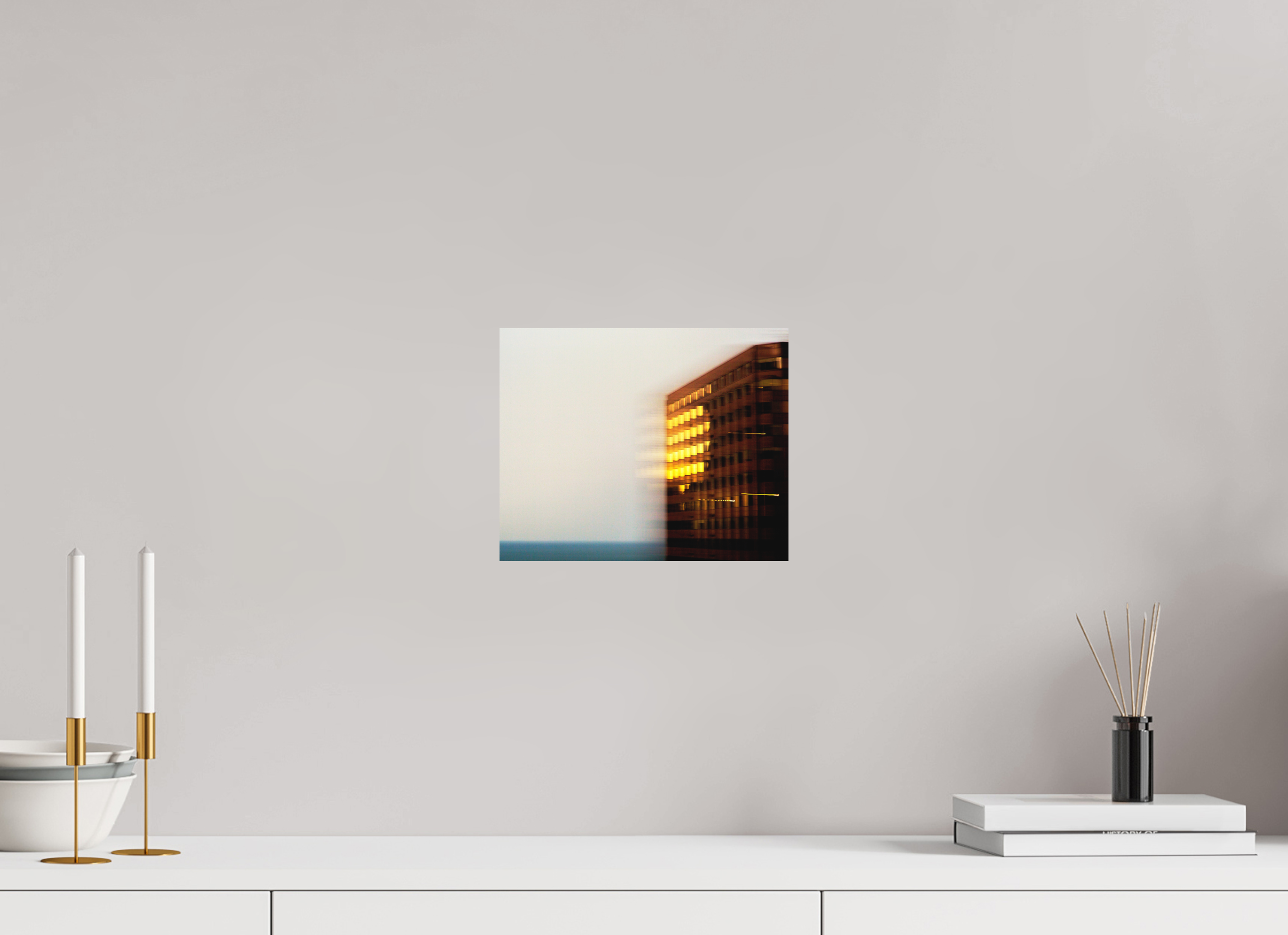 9.9 x 8″, Aluminum Dibond Time Flies
