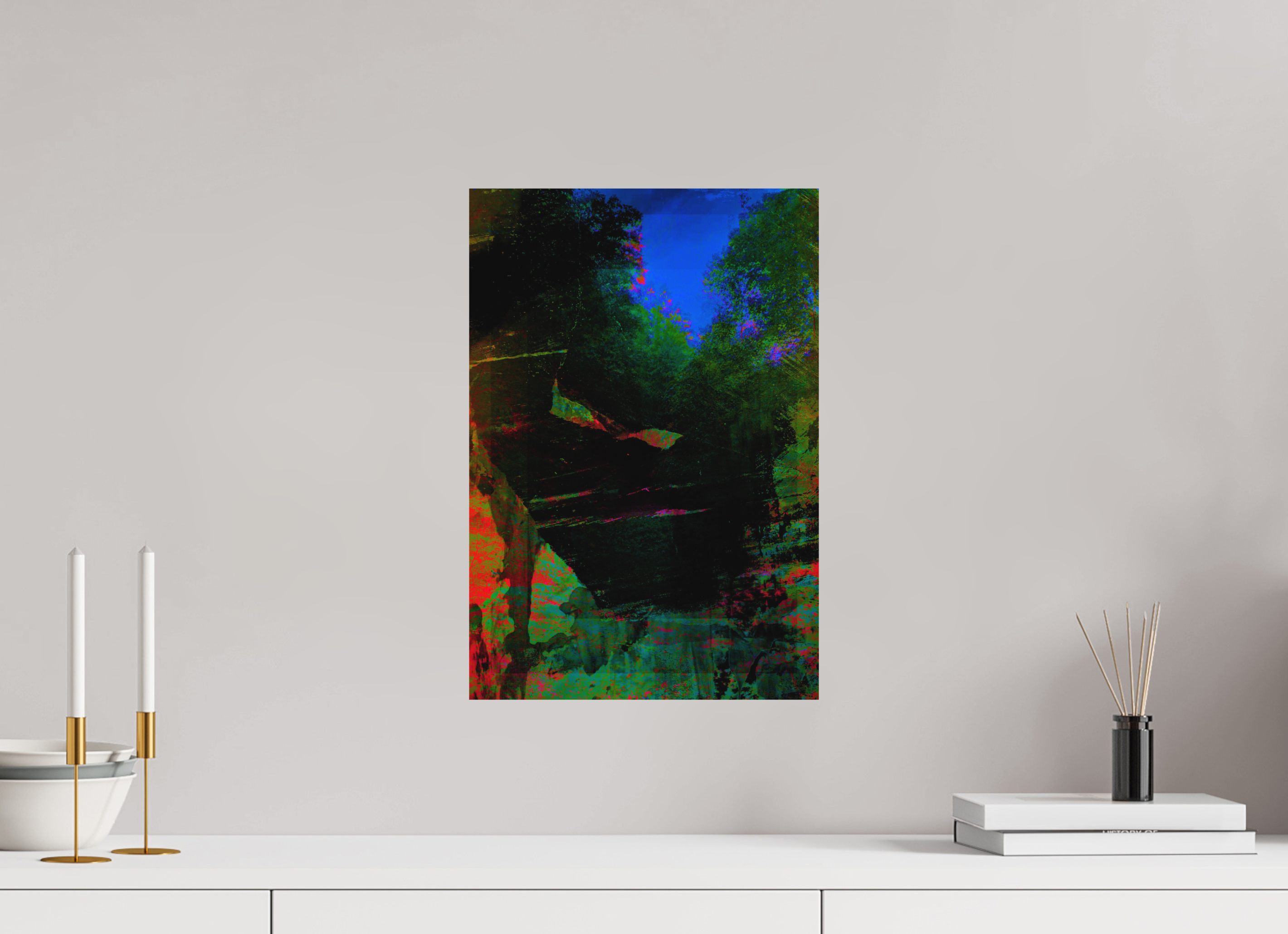 12 x 17.6″, Direct Print on Forex greens