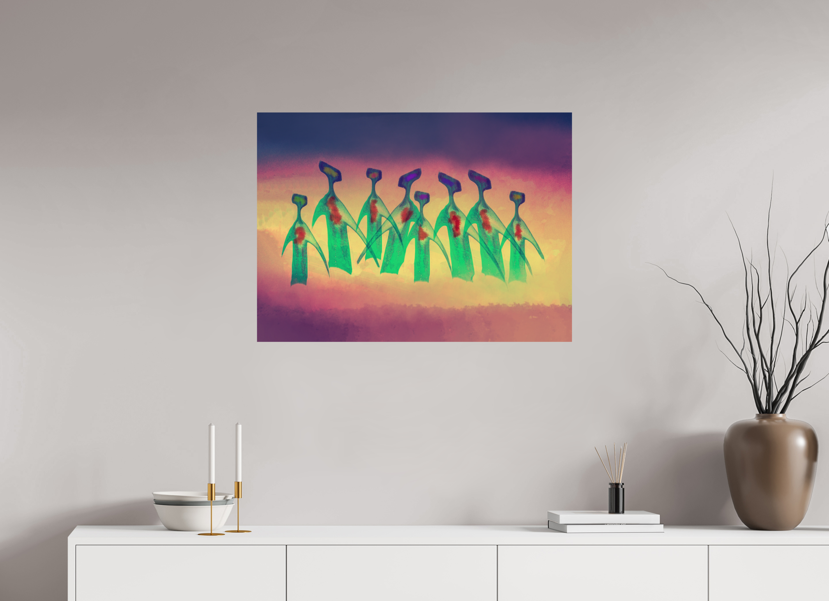 33 x 24″, Direct Print on Forex awe