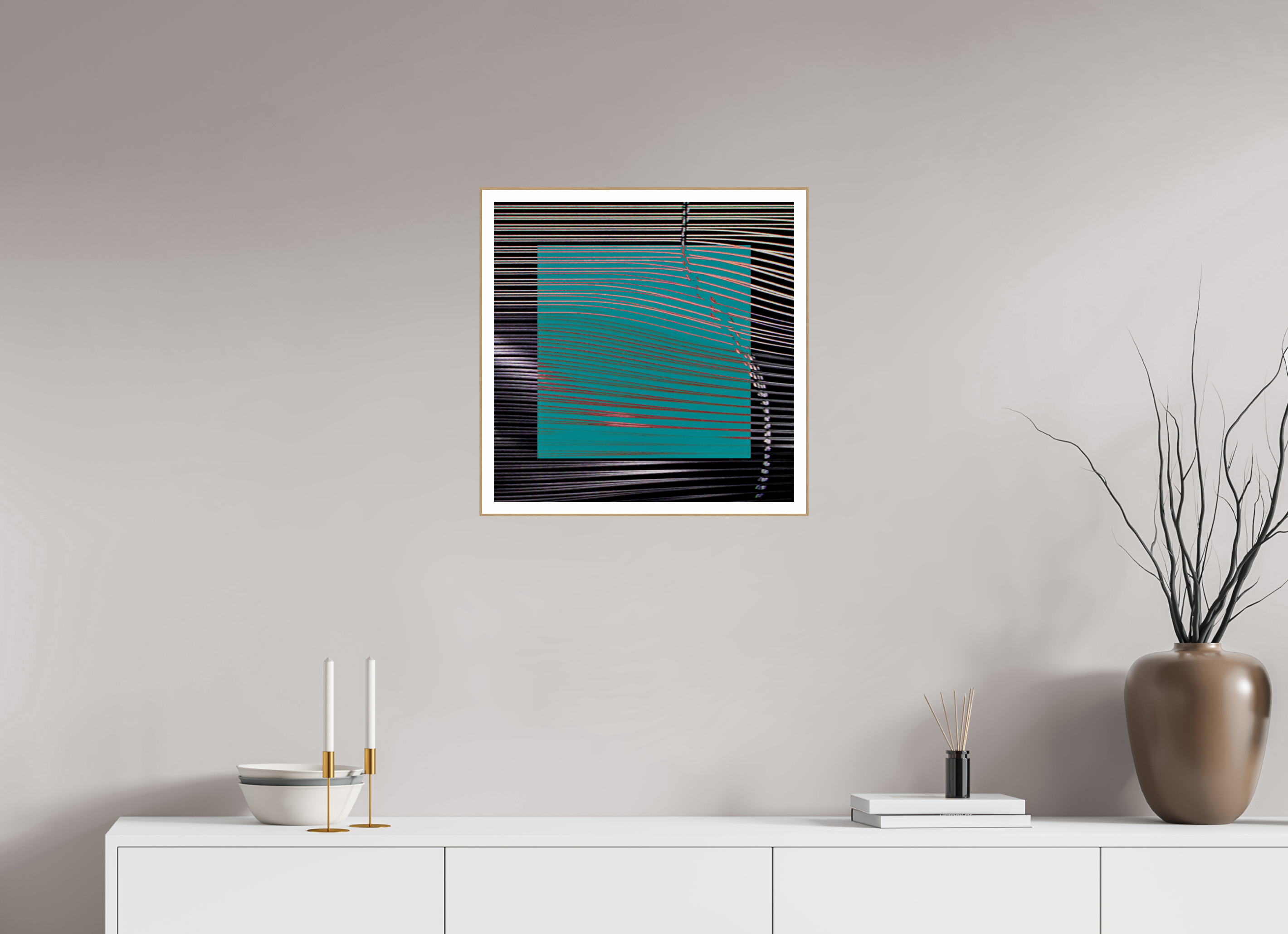 20 x 20″, Solid Wood ArtBox (Oak) New Wave