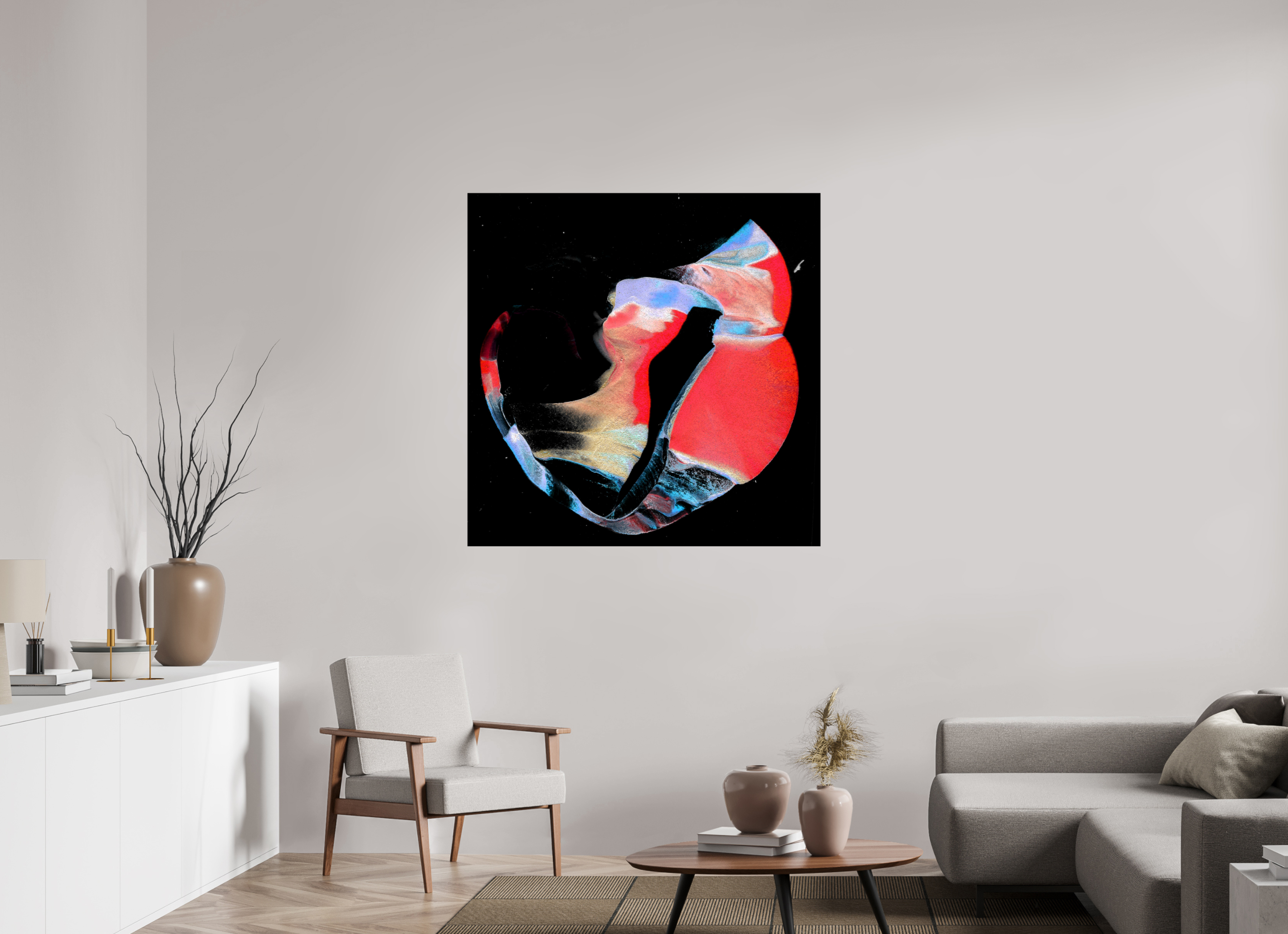 45 x 45″, Photo Print Under Acrylic Glass Sands Of Times